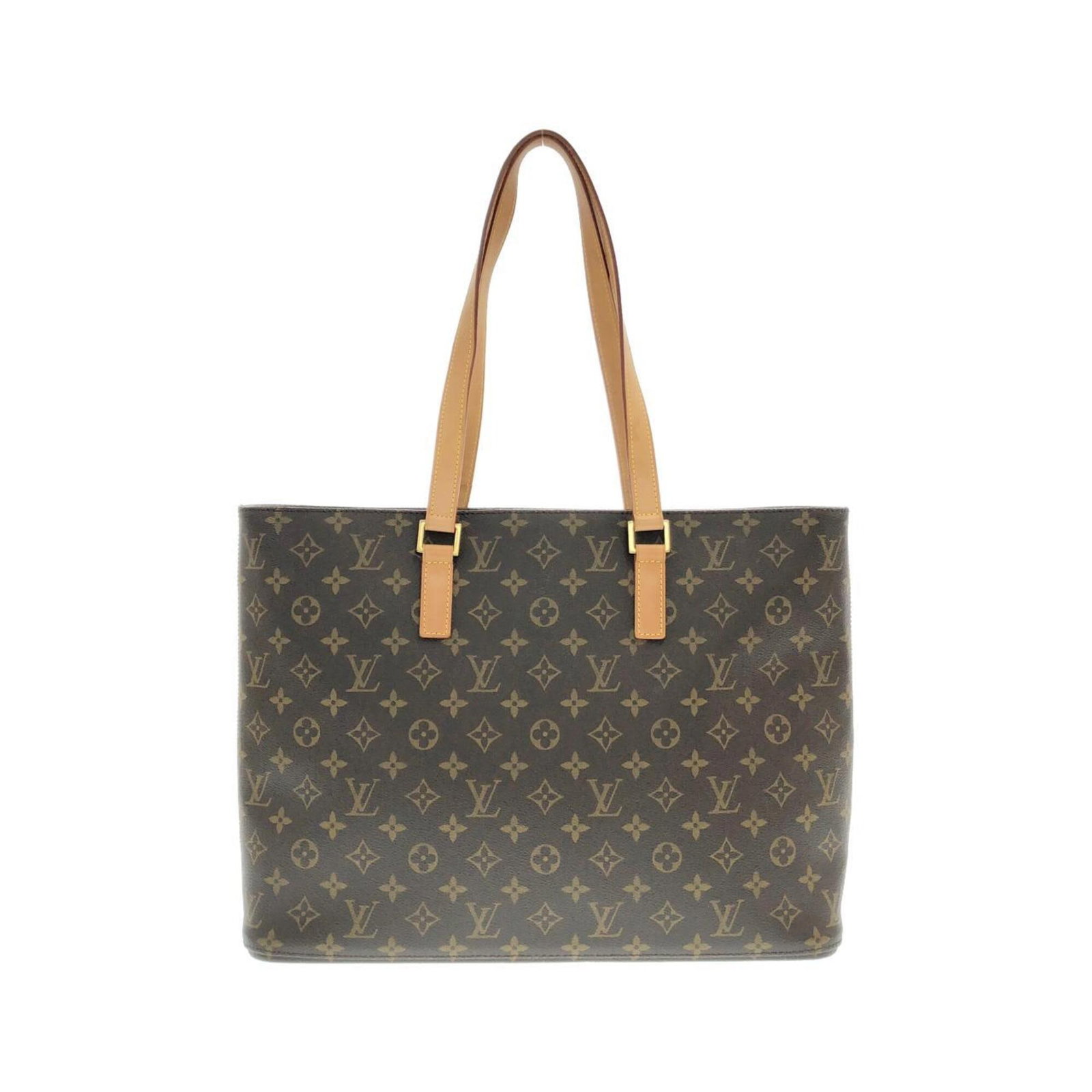 Louis Vuitton Handbag Coated Canvas: Louis Vuitton Handbag Coated Canvas Coated canvas construction provides a durable and stylish exterior for this Louis Vuitton handbag. The brown color and classic design make it a versatile accessory 