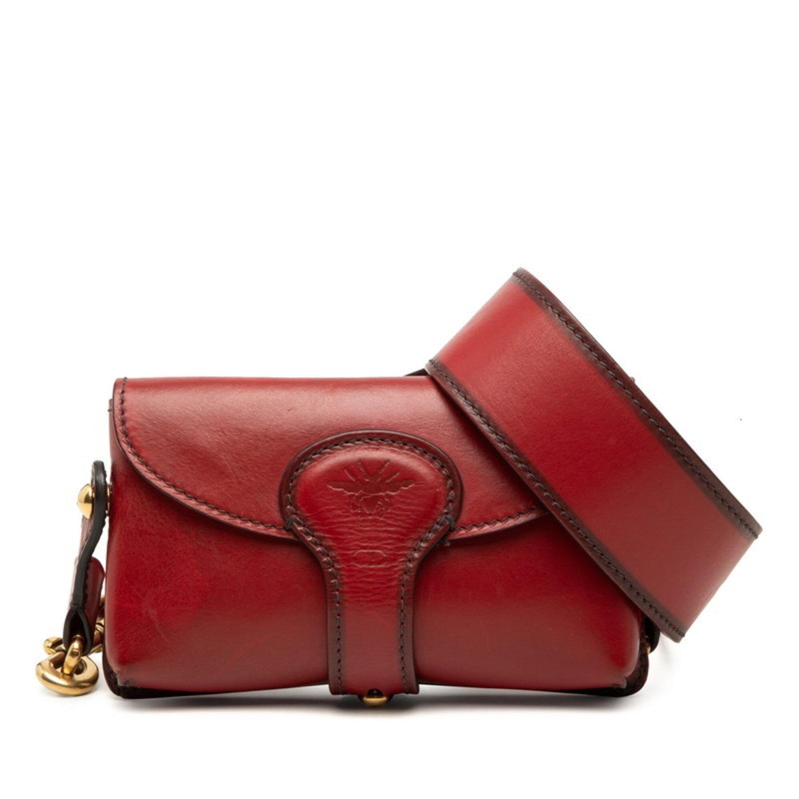 Shoulder Bag Leather Christian Dior: Shoulder Bag Leather Christian Dior Red leather shoulder bag from Christian Dior, measuring 12cm x 19.5cm x 3cm. This bag features a bold red color and is made from high-quality leather. A signature i