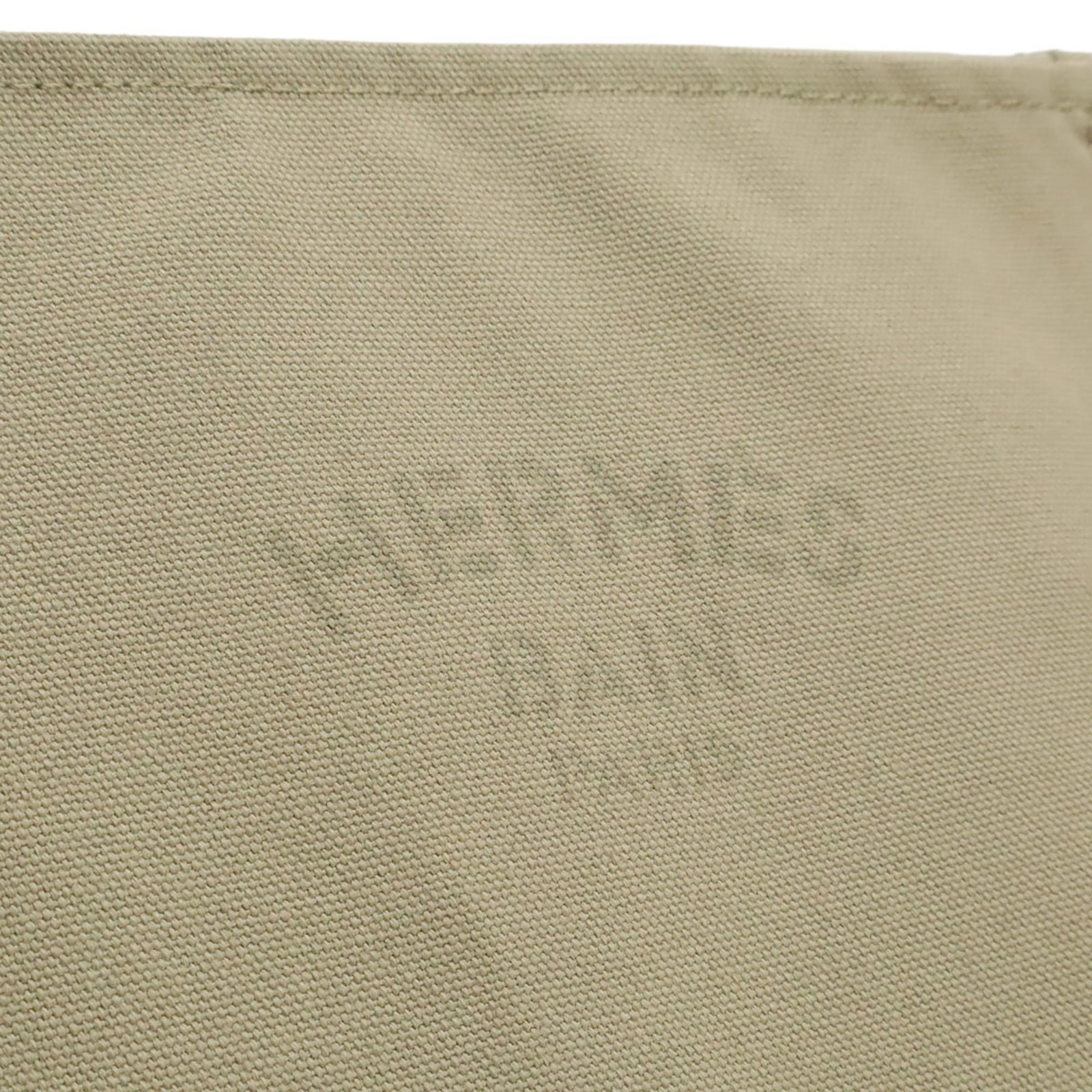 Canvas leather Hermes pouch - 7