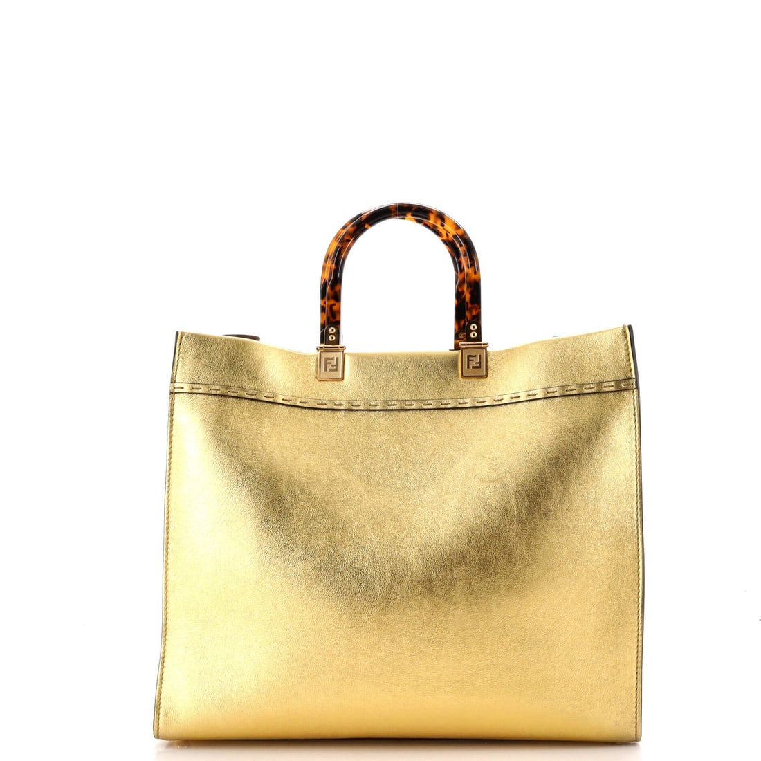 Tote shopper medium leather Fendi - 3