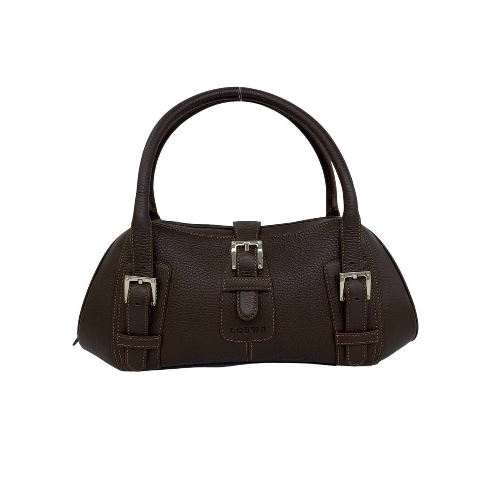 Boston Leather Handbag Bag Loewe: Boston Leather Handbag Bag Loewe Boston Leather Handbag Bag Loewe is a classic design featuring high-quality leather construction. The bag measures 15cm x 33.5cm x 7cm and boasts a timeless brown