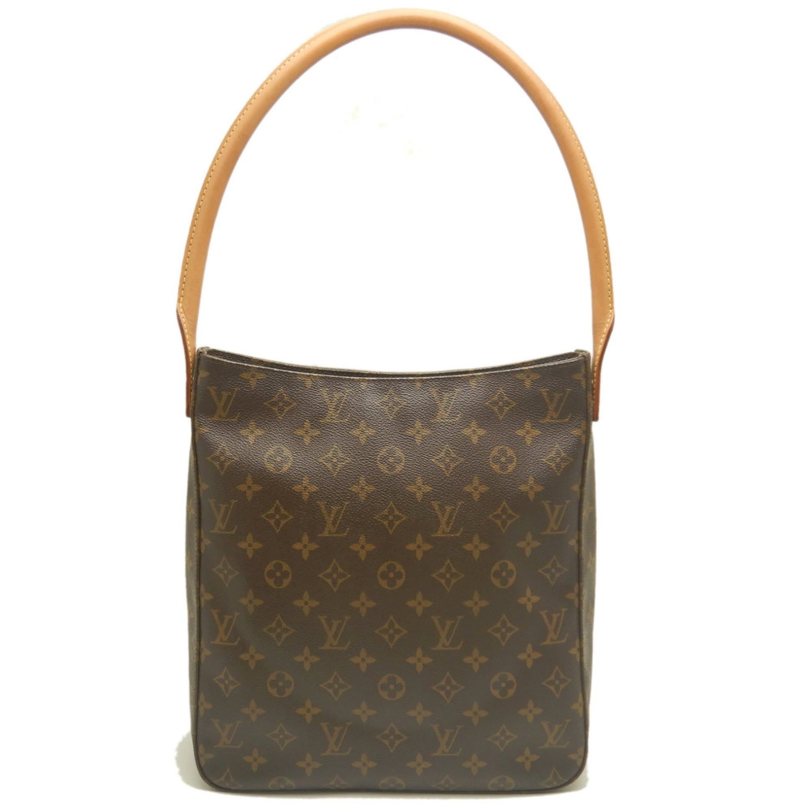 Shoulder Bag Monogram Louis Vuitton: Shoulder Bag Monogram Louis Vuitton Monogrammed with iconic Louis Vuitton design, this shoulder bag boasts a timeless brown color and the unmistakable Monogram pattern. Made from high-quality