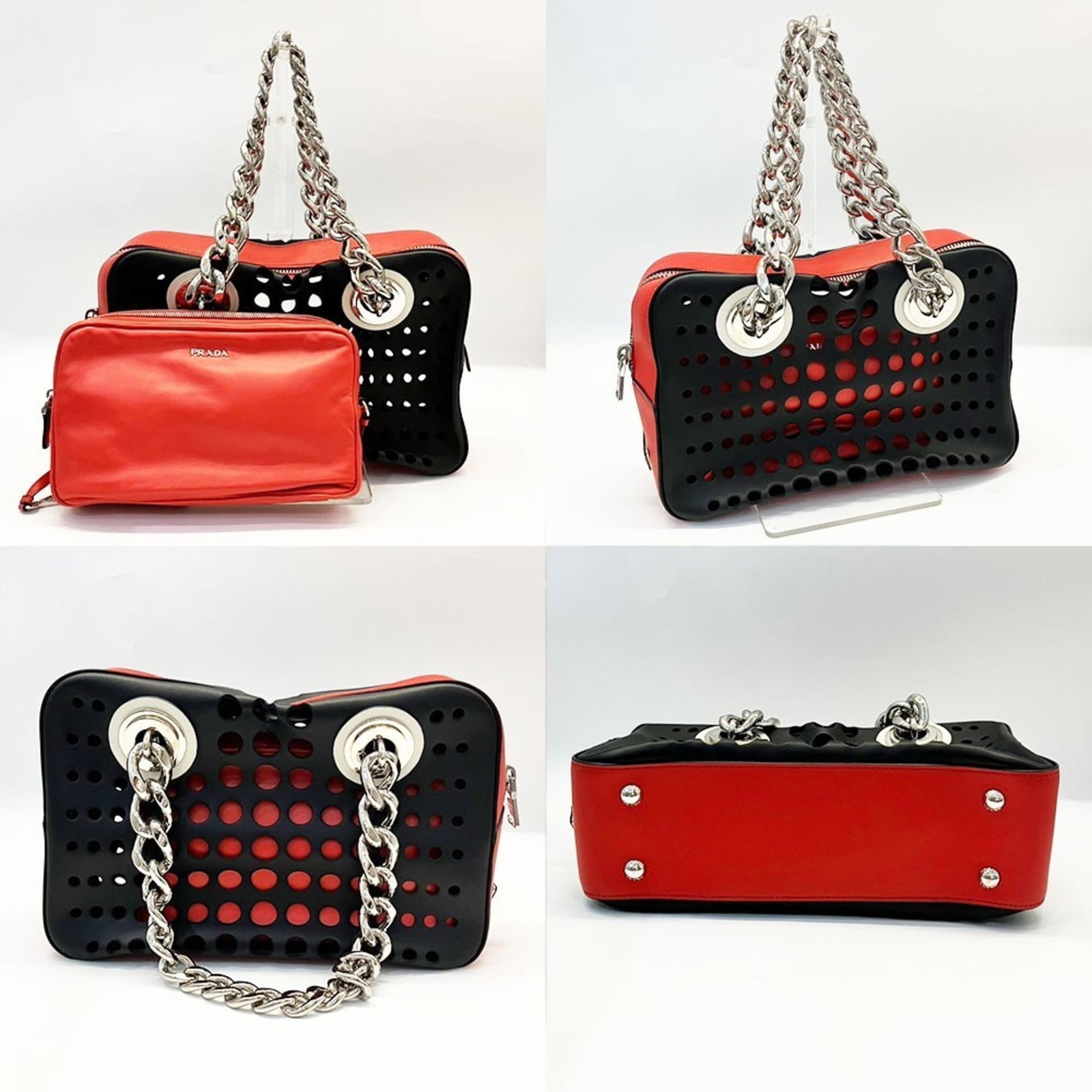 Shoulder Bag Leather Prada - 2