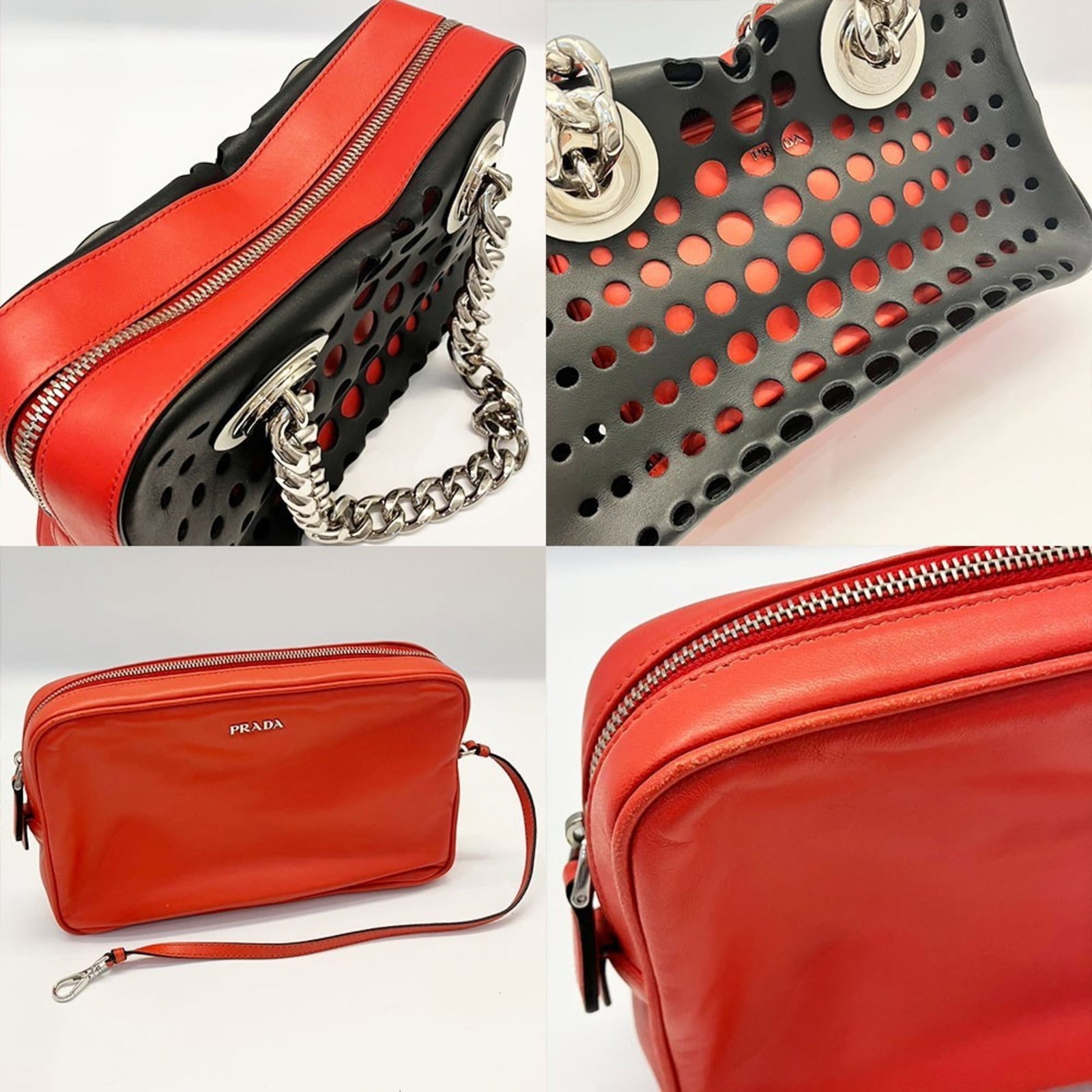 Shoulder Bag Leather Prada - 5