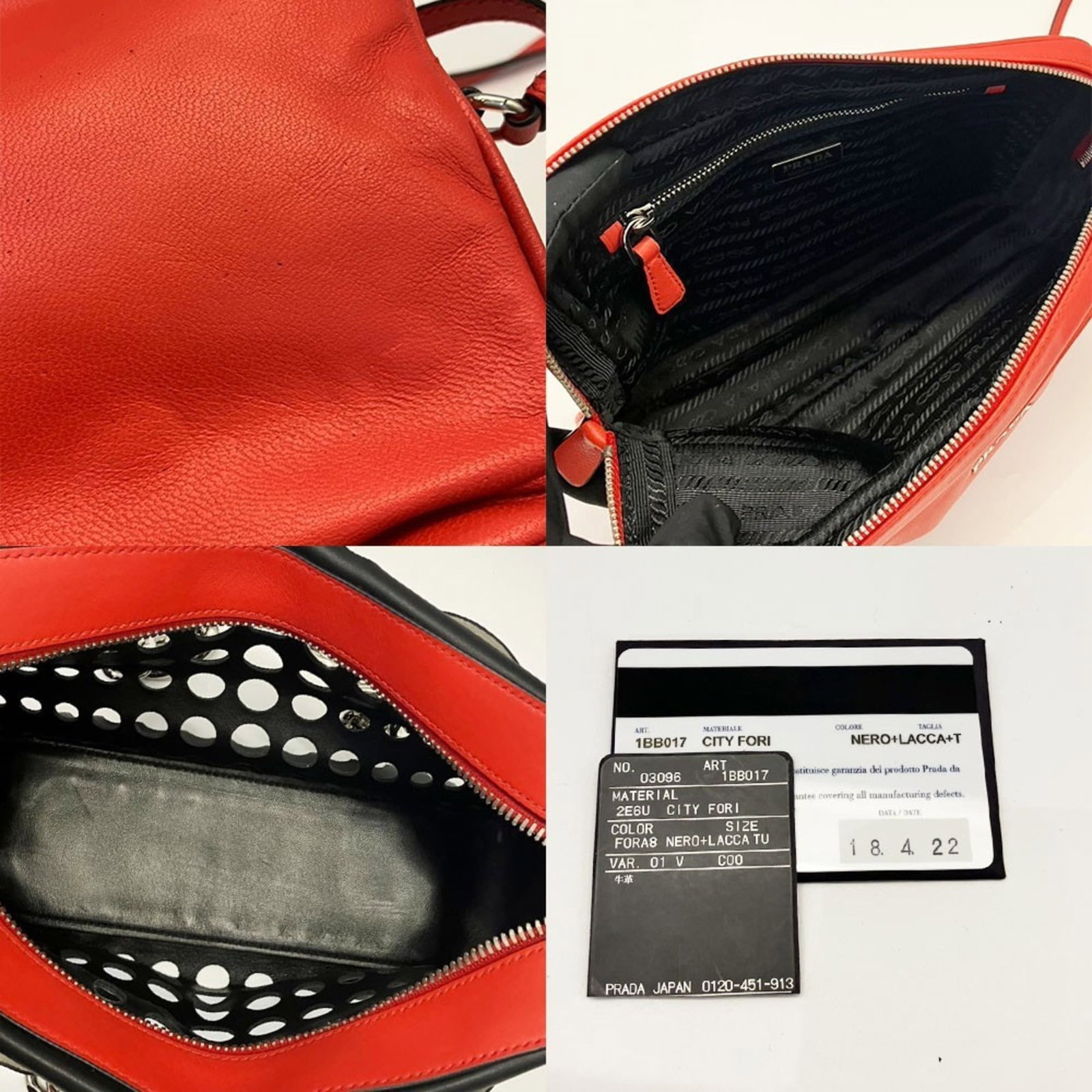 Shoulder Bag Leather Prada - 6