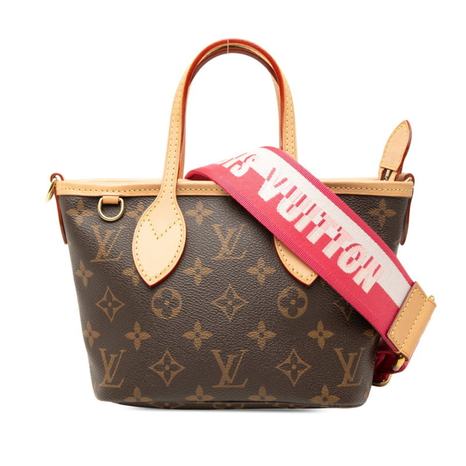 Leather Pvc Pouch Bag Shoulder Handbag Louis Vuitton: Leather Pvc Pouch Bag Shoulder Handbag Louis Vuitton PVC and leather combine in this unique Louis Vuitton shoulder handbag, featuring a distinctive brown and pink color scheme. Measuring 16cm x 23cm