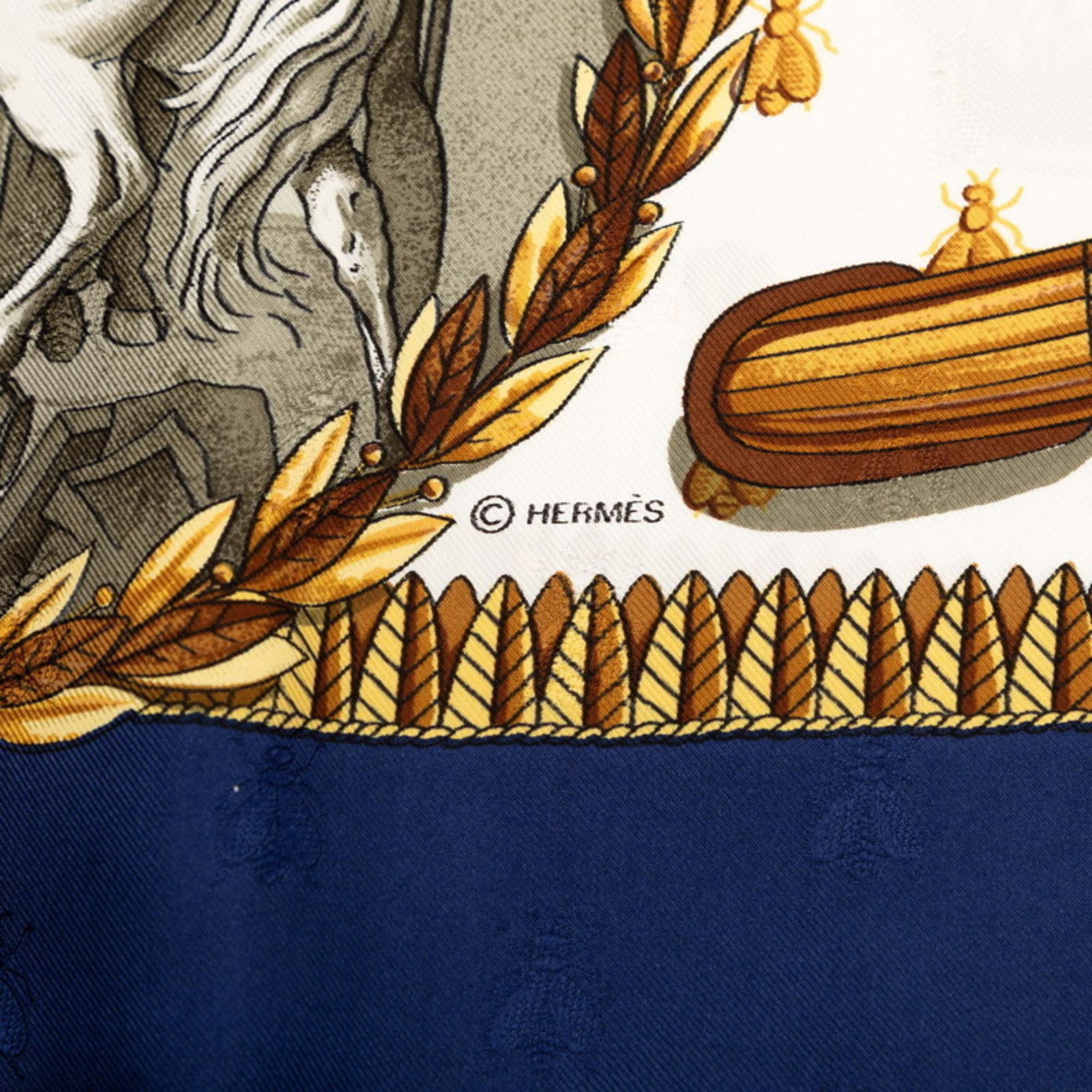 Silk Hermes Scarf - 7