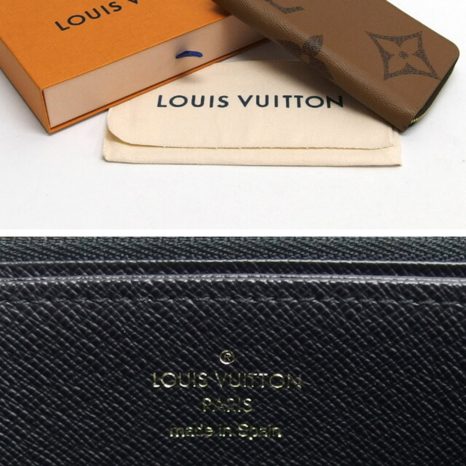 Long Wallet Bi Fold Monogram Louis Vuitton Reverse - 3