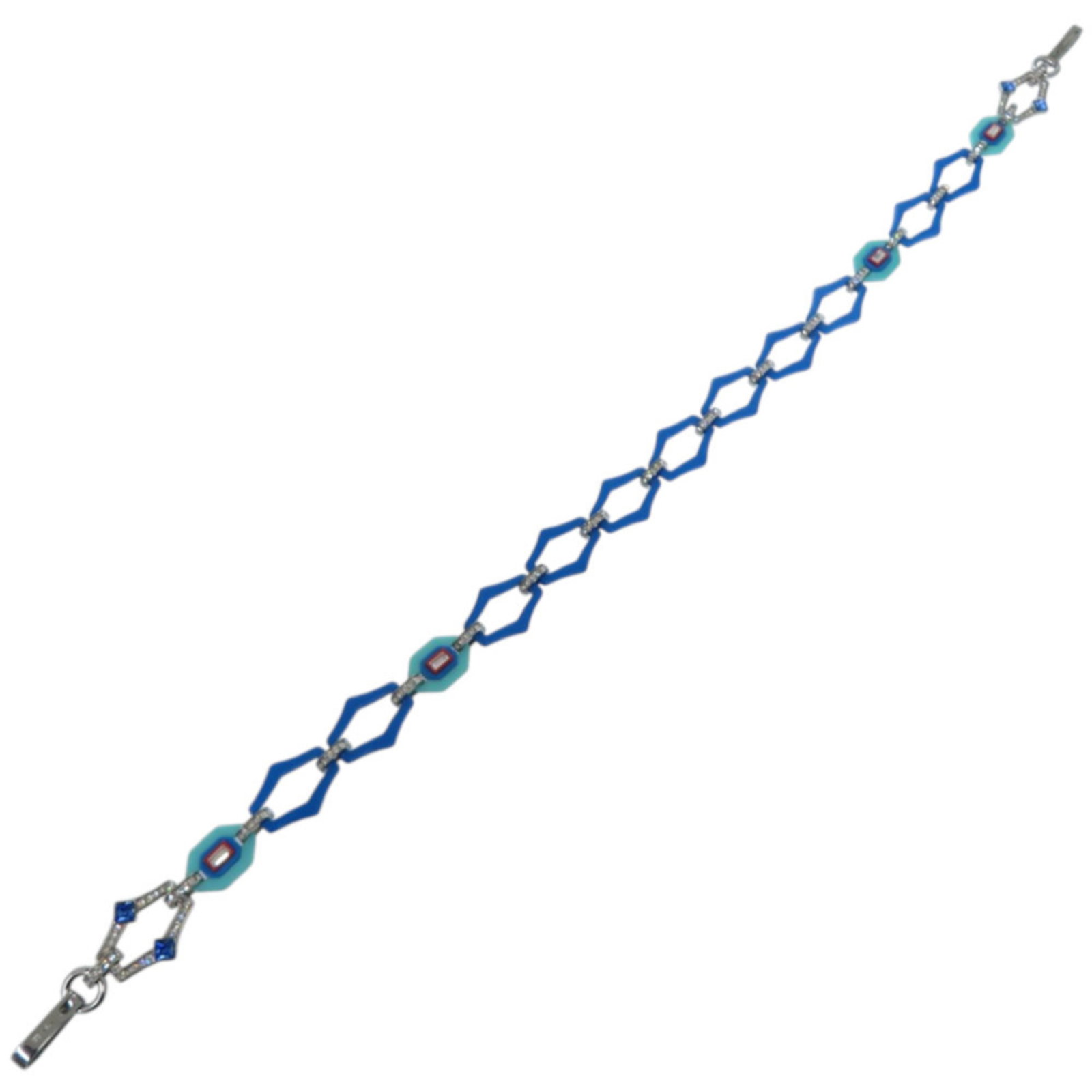 Rhinestone Plastic Strap Prada - 3