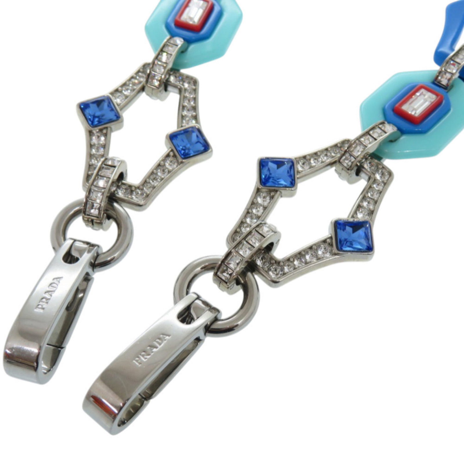 Rhinestone Plastic Strap Prada - 4