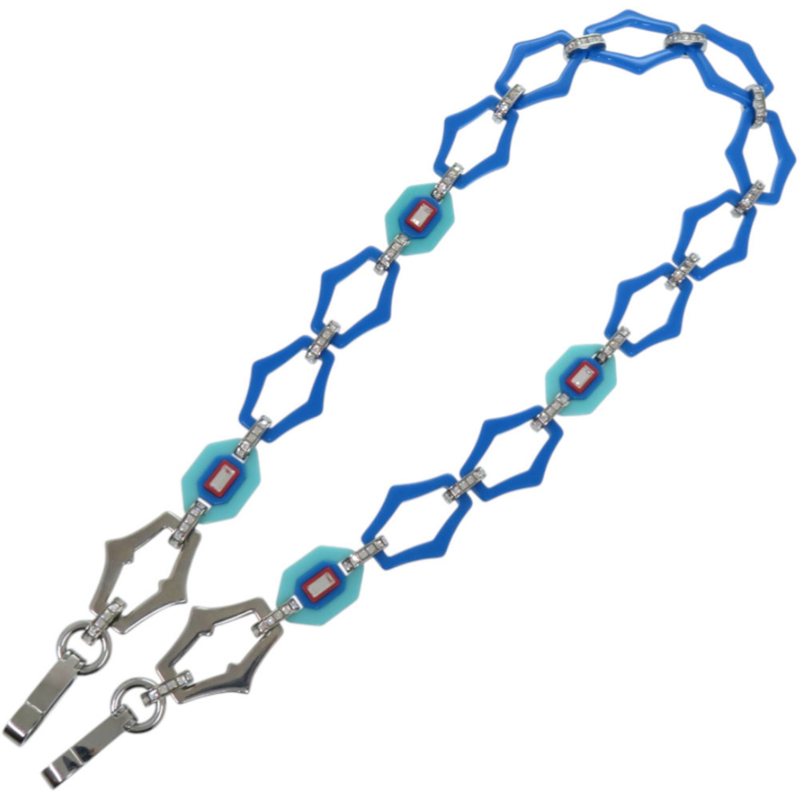 Rhinestone Plastic Strap Prada - 5