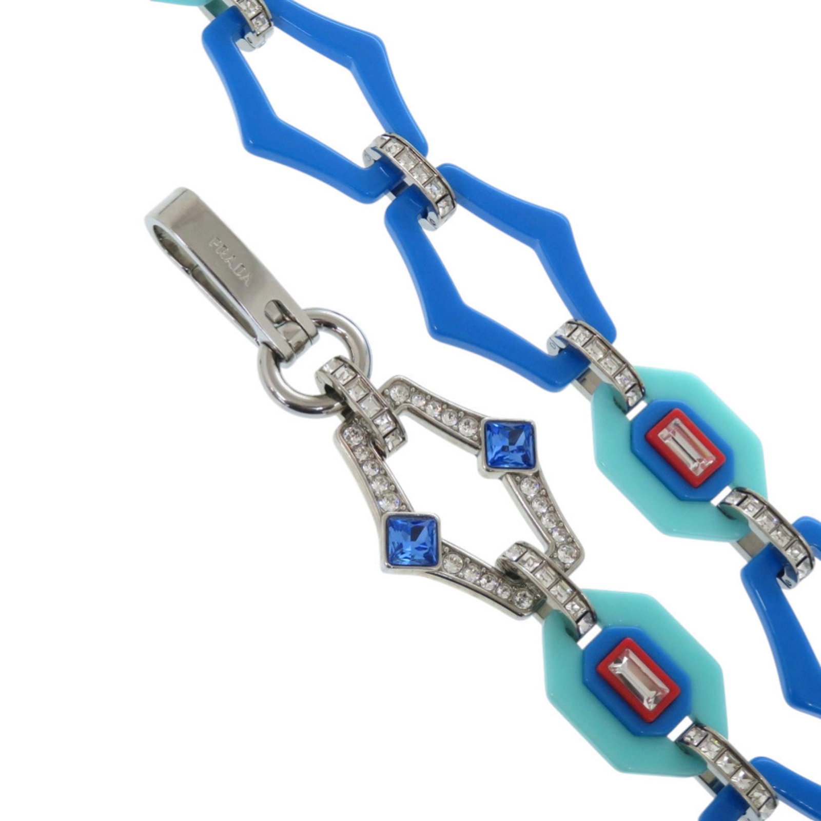 Rhinestone Plastic Strap Prada - 7