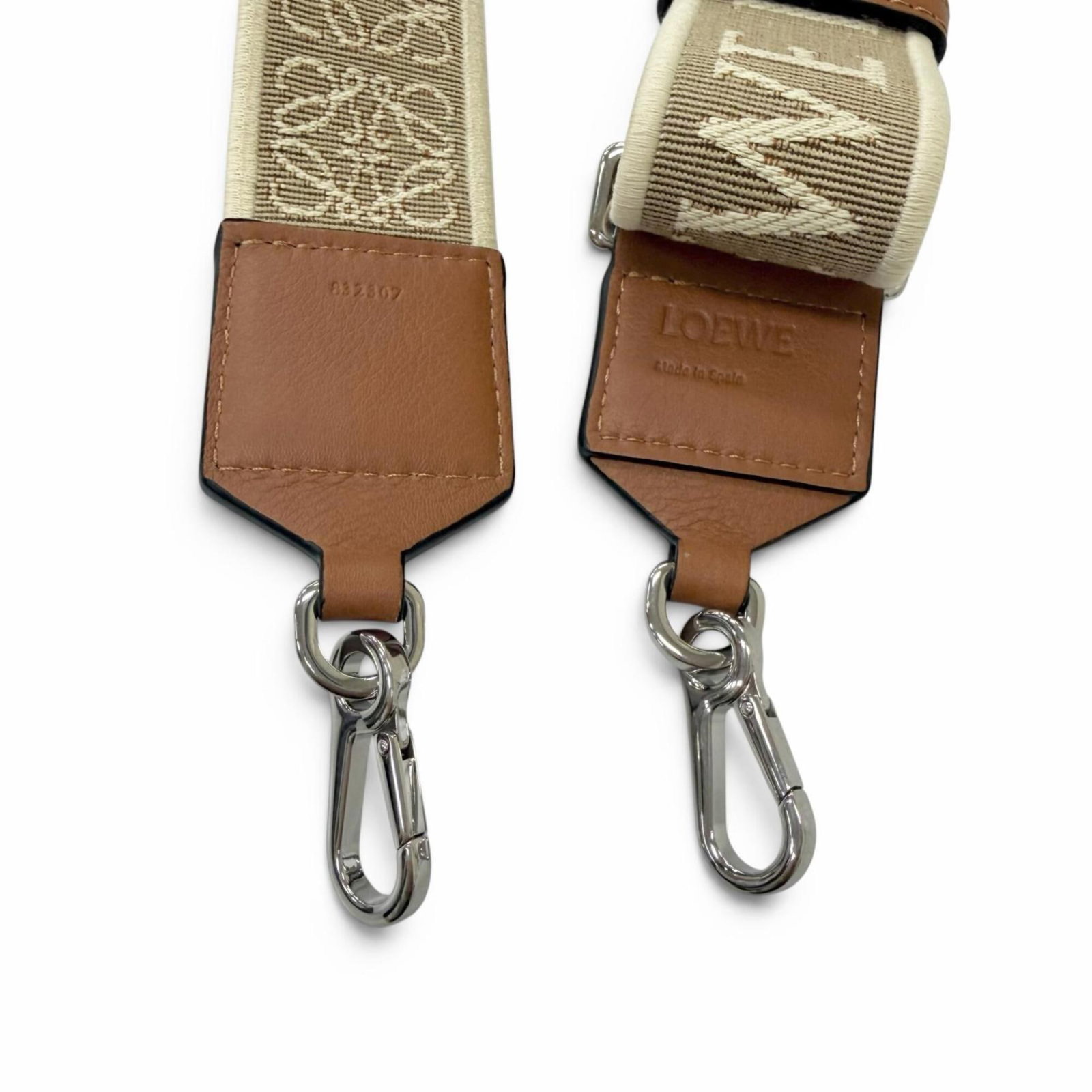 Leather Strap Canvas Loewe - 4
