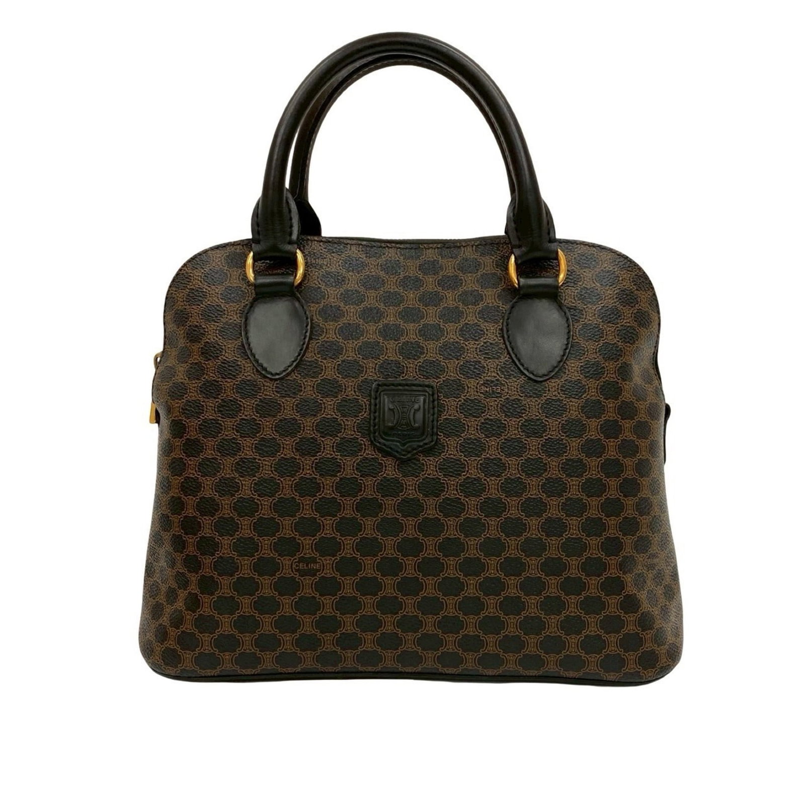 Boston Bag Handbag Leather: Boston Bag Handbag Leather Boston Bag Handbag Leather is a classic, all-black leather handbag with a timeless design. Made from high-quality leather, this bag measures 22.5cm x 28.5cm x 13cm and featu