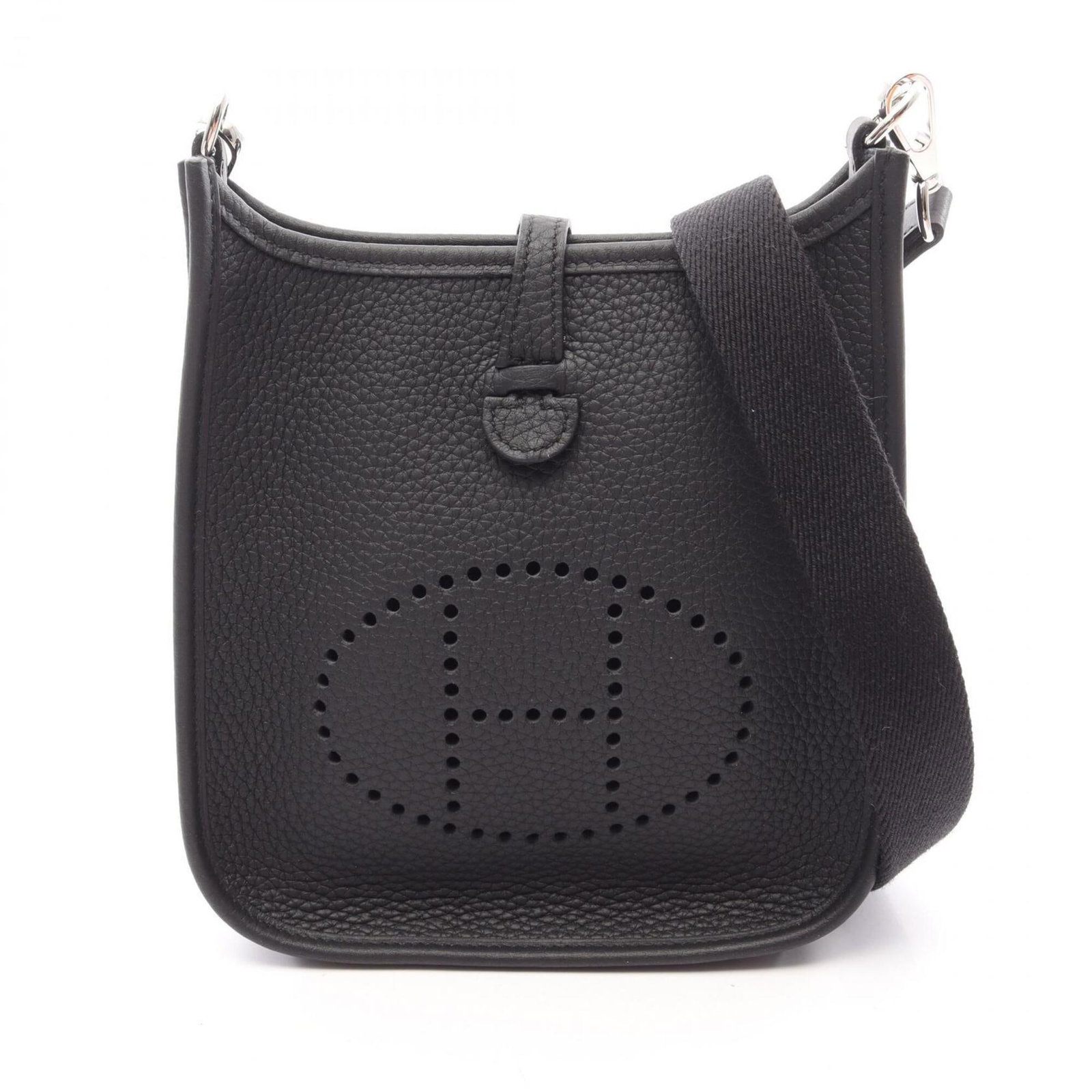 Clemence Taurillon Leather Shoulder Bag Hermes Handbag: Clemence Taurillon Leather Shoulder Bag Hermes Handbag Item Specifics: Brand: Hermes Type: Handbag, Shoulder bag Material: Taurillon clemence leather Color: Black Gender: Women Size (HxWxD): 18cm x