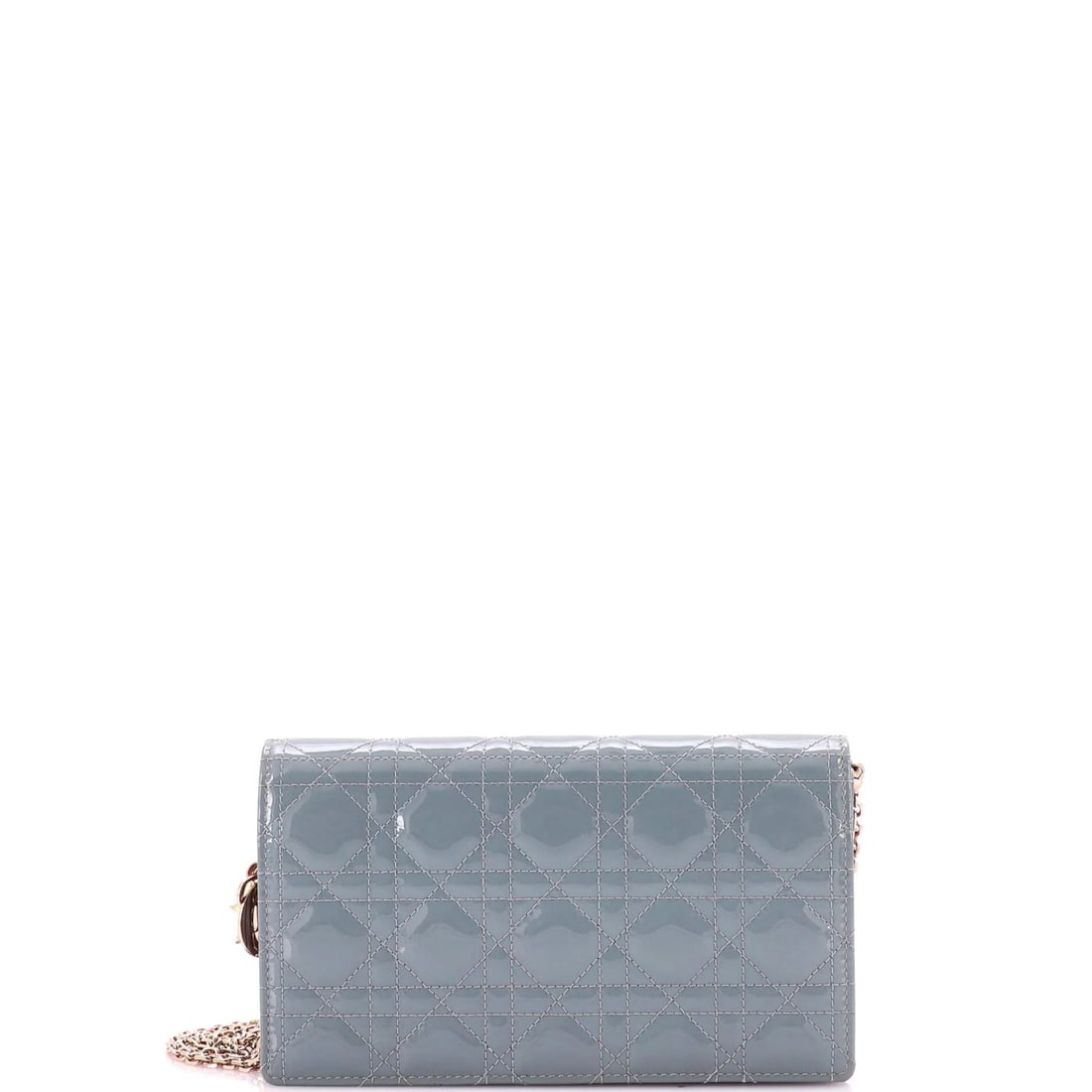 Chain Pouch Cannage Quilt Patent Lady Christian Dior (1 of 7)
