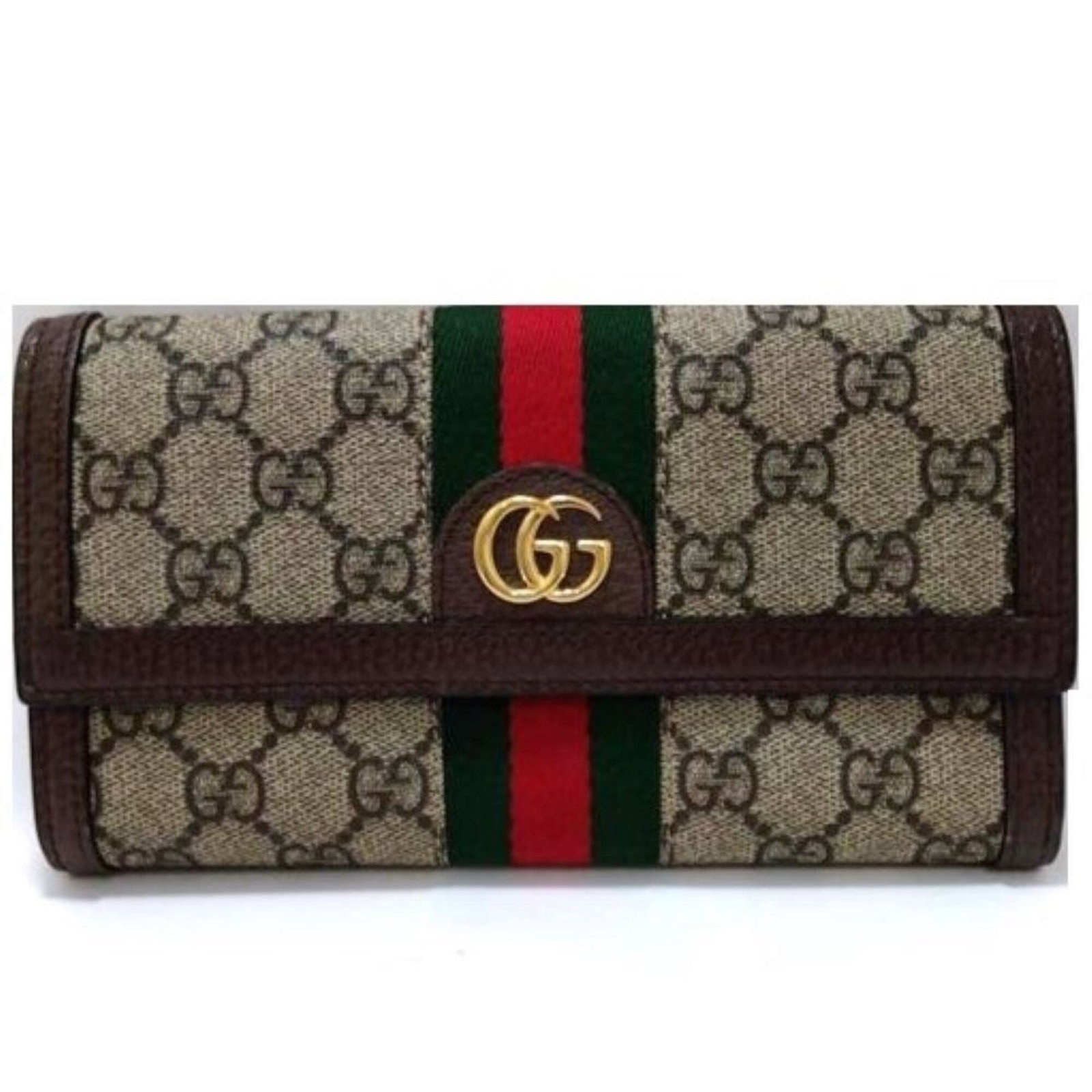 Gucci Long Wallet Bi Fold Supreme Canvas: Gucci Long Wallet Bi Fold Supreme Canvas Gucci Long Wallet Bi Fold Supreme Canvas features a sleek design with GG Supreme material and canvas construction, available in black and brown colors. The wal