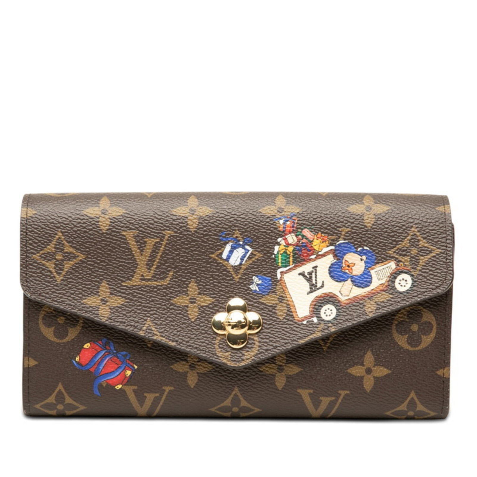 Vuitton Long Wallet Pvc Bi Fold Louis: Vuitton Long Wallet Pvc Bi Fold Louis Brown Louis Vuitton Long Wallet Pvc Bi Fold is a bi-fold wallet made of PVC, with a signature and a long design. It measures 10cm x 19cm x 3cm and features the