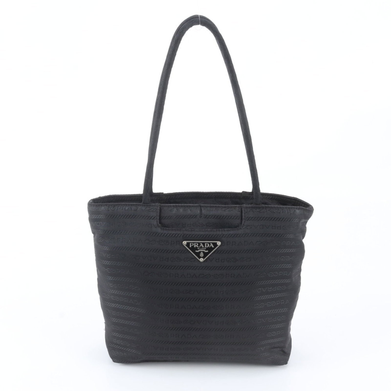 Shoulder Bag Nylon Prada Handbag Tote: Shoulder Bag Nylon Prada Handbag Tote The Prada Country handbag is made from durable nylon and features a sleek black design. With its compact size and 20cm x 21cm x 7cm dimensions, it's perfect for