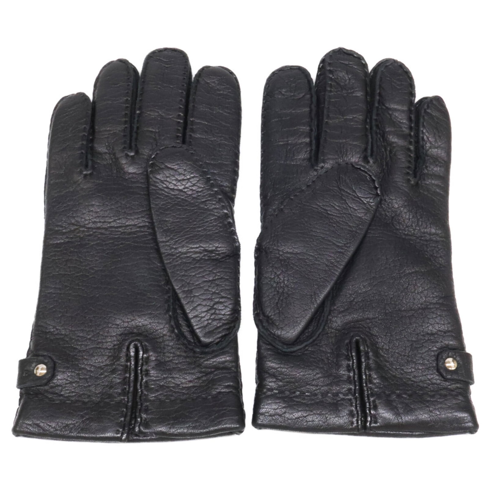 Warm Gloves Leather Loewe - 6