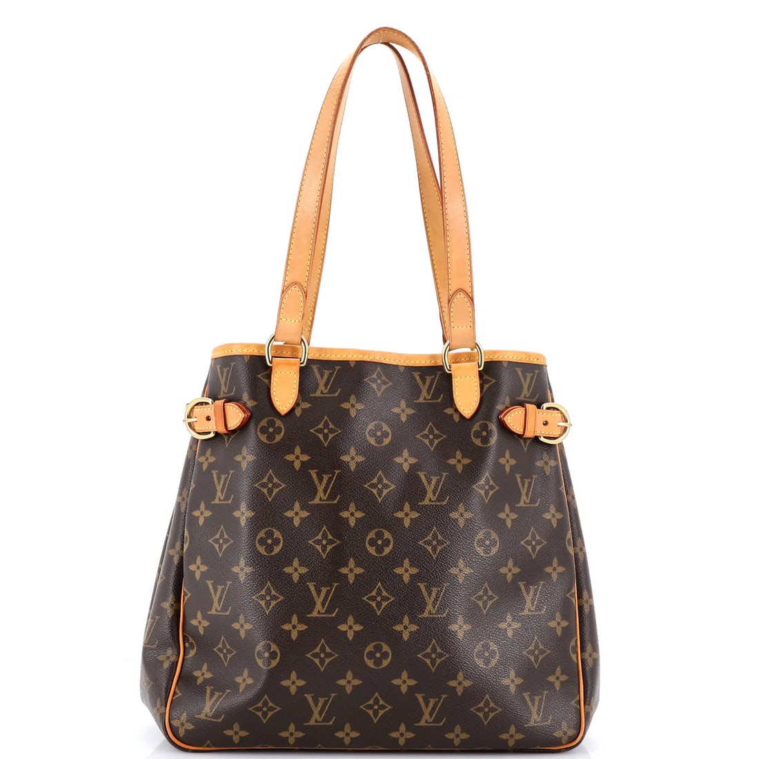Louis Vuitton Batignolles Handbag Monogram Canvas Vertical: Louis Vuitton Batignolles Handbag Monogram Canvas Vertical Brown Louis Vuitton Batignolles Handbag Monogram Canvas Vertical features a classic vertical design with a canvas exterior and gold hardware.