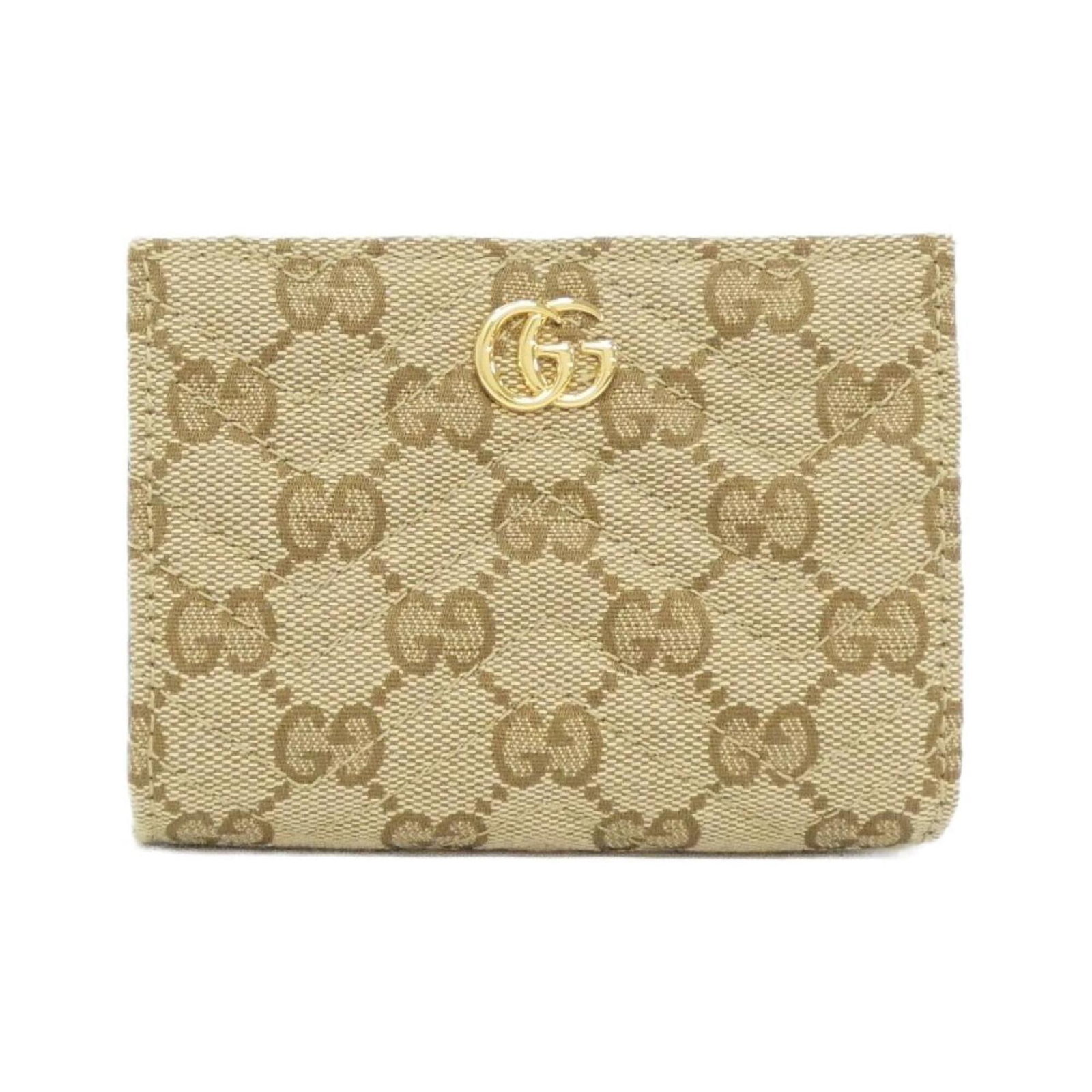 Gucci Wallet (Bi-Fold) Gg Canvas: Gucci Wallet (Bi-Fold) Gg Canvas Gucci's iconic bi-fold wallet is crafted from high-quality GG canvas, offering a stylish and durable design. Available in three versatile colors, this wallet measures