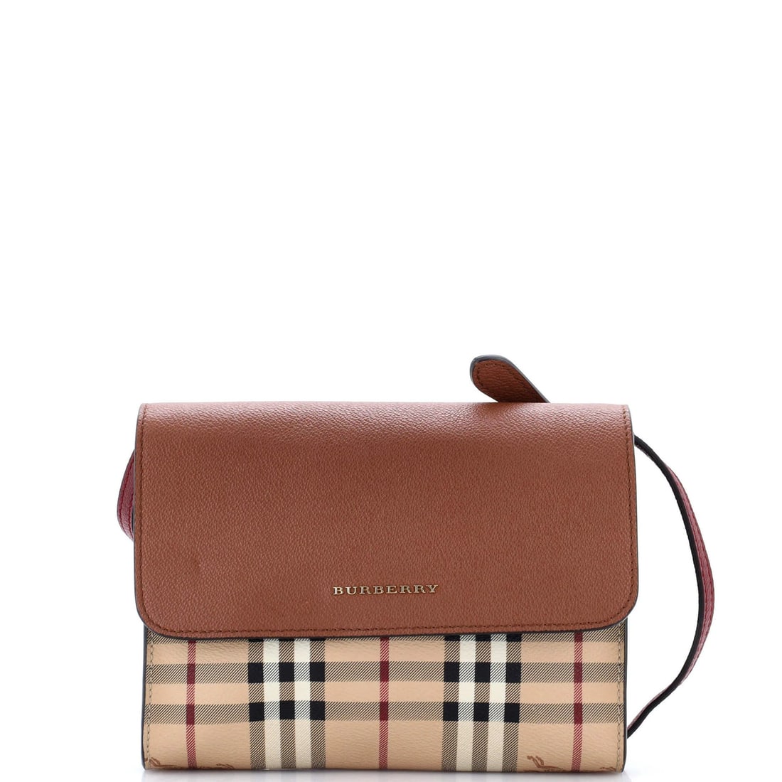 Crossbody Bag Canvas Leather Coated Small Haymarket Burberry Loxley: Crossbody Bag Canvas Leather Coated Small Haymarket Burberry Loxley Small Brown Burberry Loxley Crossbody Bag with Leather and Canvas Coated Exterior. This Haymarket Coated Canvas and Leather Small