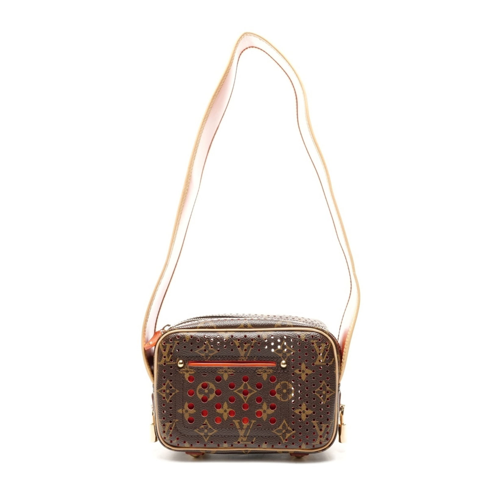 Perforated Monogram Shoulder Bag Louis Vuitton: Perforated Monogram Shoulder Bag Louis Vuitton Perforated Monogram Shoulder Bag in Brown. This Louis Vuitton shoulder bag features the iconic monogram pattern in perforated design, adding a touch of