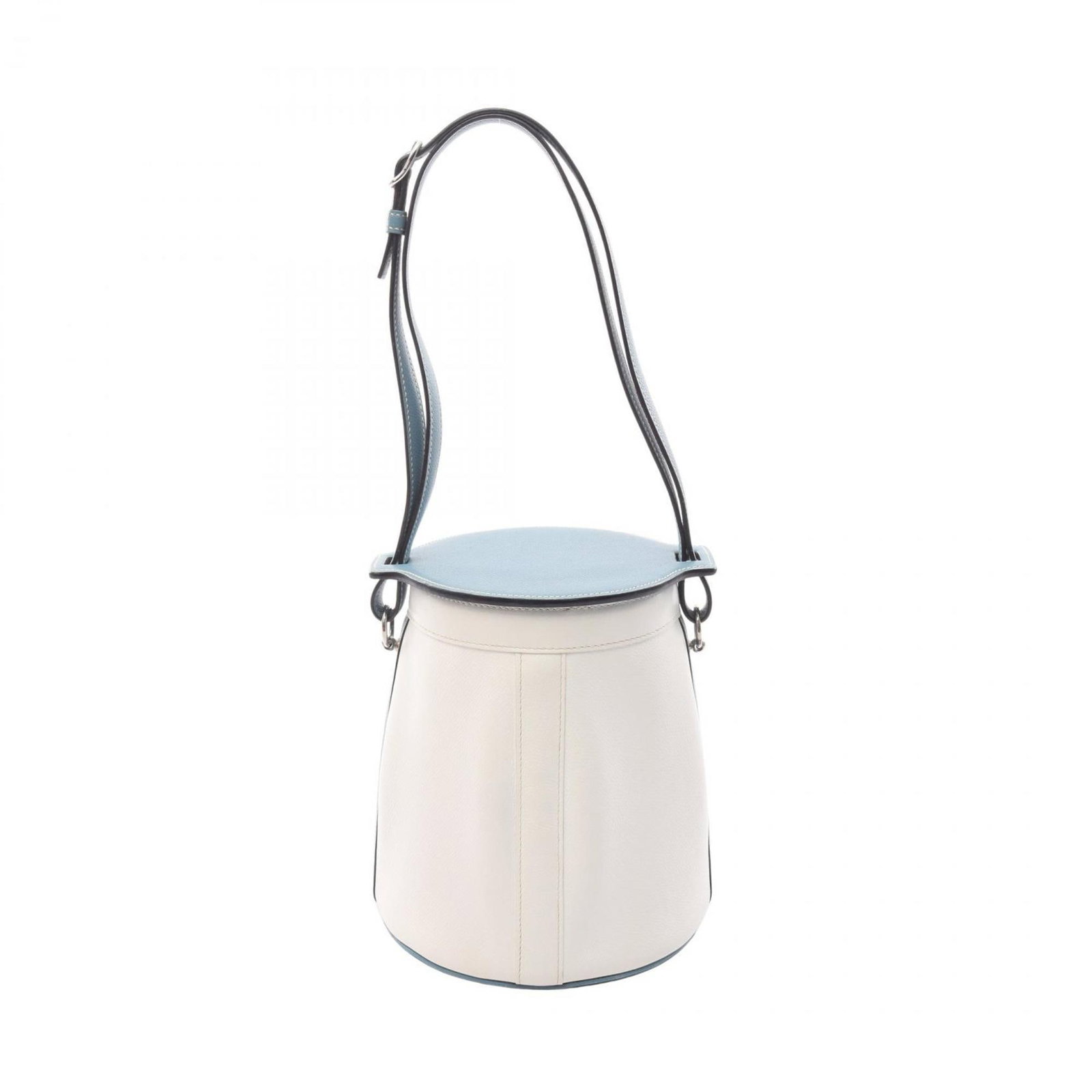 Handbag Epsom Leather Shoulder Hermes: Handbag Epsom Leather Shoulder Hermes Epsom leather, a rich blue hue, and clean lines define this shoulder bag from Hermes. Made from high-quality Epsom leather, this bag boasts a classic design that