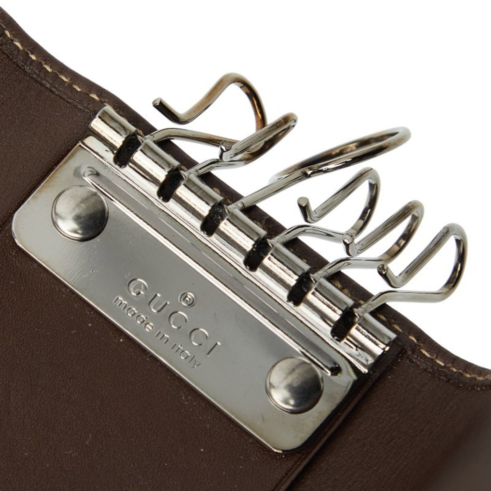 Canvas leather keycase by Gucci - 7