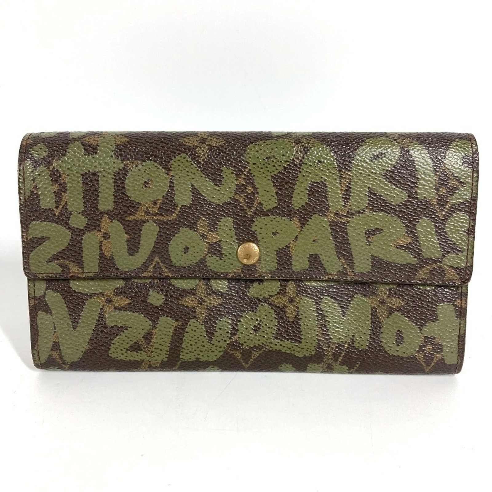 Louis Vuitton M92188 Old Monogram Graffiti Portemonnaie Credit Long Wallet Flap Canvas Men'S: Louis Vuitton M92188 Old Monogram Graffiti Portemonnaie Credit Long Wallet Flap Canvas Men'S Monogram Graffiti Portemonnaie Credit Long Wallet Flap Canvas Men'S features a unique design with the