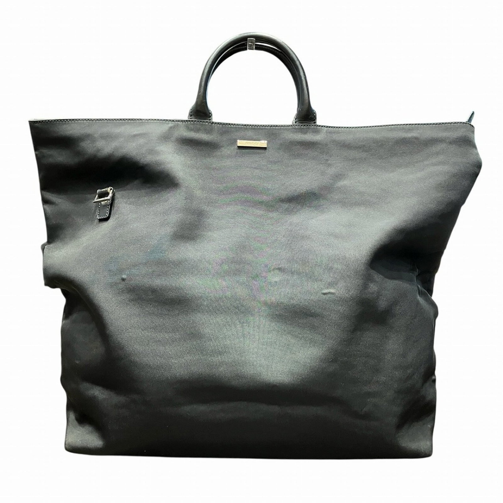 Canvas Leather Tote Bag Gucci: Canvas Leather Tote Bag Gucci Canvas Leather Tote Bag Gucci - A Classic Design in Black. This Gucci tote bag features a striking combination of canvas and leather, with a sleek black finish that