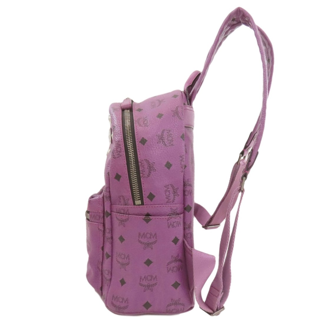 Mcm All-Over Pattern Studs Backpack ? Daypack Pvc - 3