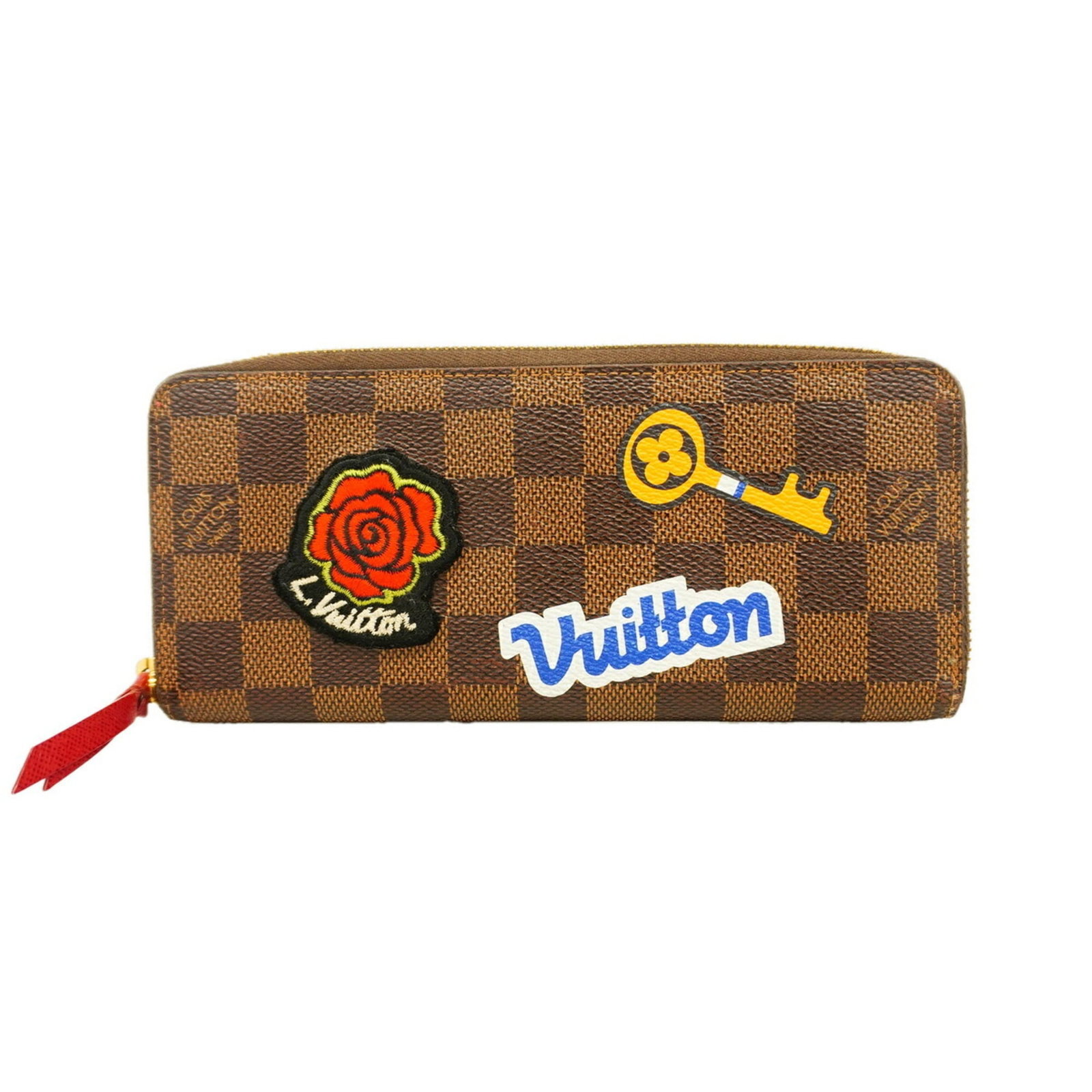 Long Wallet Louis Vuitton Bi Fold: Long Wallet Louis Vuitton Bi Fold Cerise and Ebene Long Wallet from Louis Vuitton, featuring a bi-fold design with a classic long shape, measuring 9.5cm x 19.5cm x 2cm. This stylish wallet is made