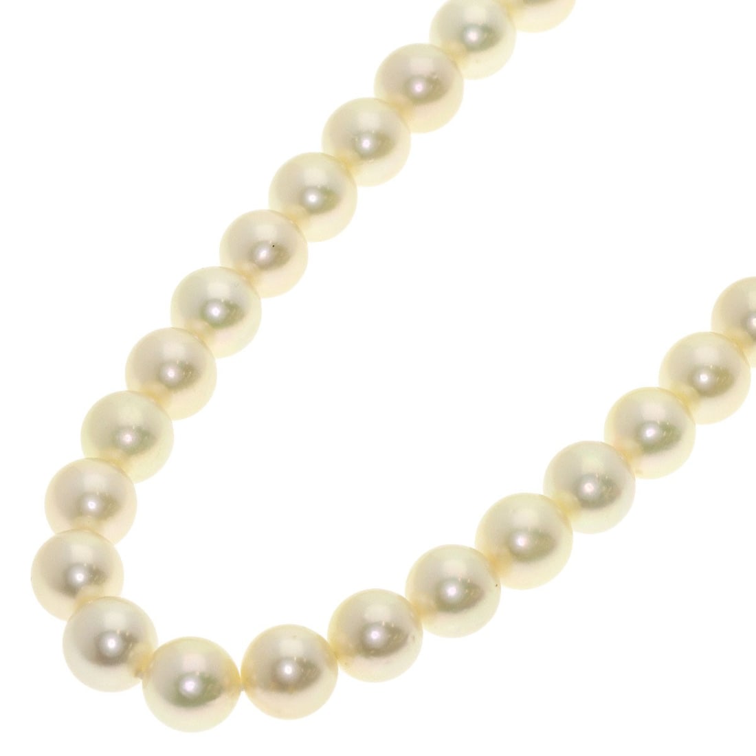 White Gold K14 Pearl Necklace Tasaki: White Gold K14 Pearl Necklace Tasaki K14 White Gold K14 Pearl Necklace Tasaki boasts a sleek, 14.7-inch chain adorned with a beautiful white pearl, set in high-quality K14 white gold. The elegant