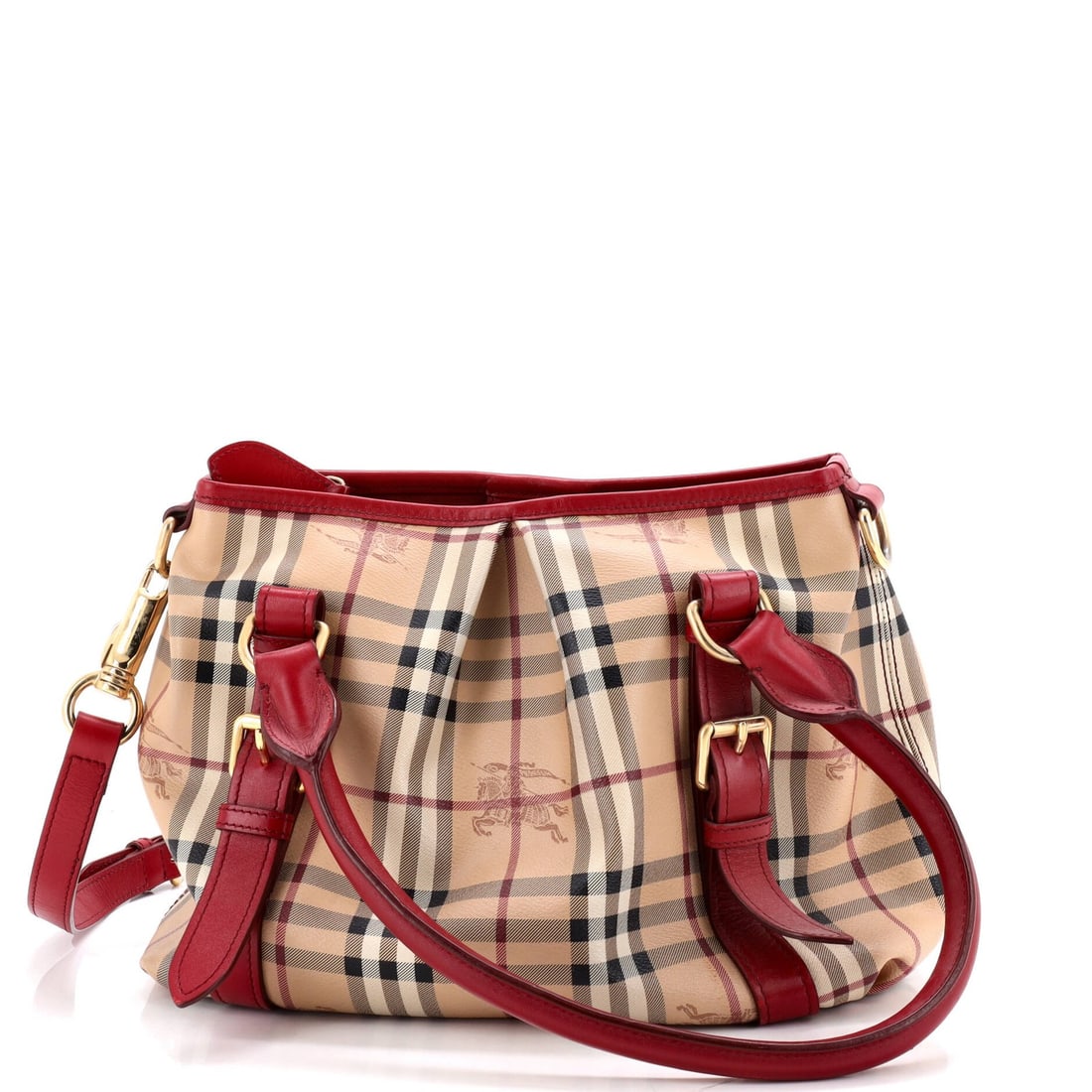 Burberry Northfield Convertible Tote Haymarket Coated Canvas Small (1 of 6)