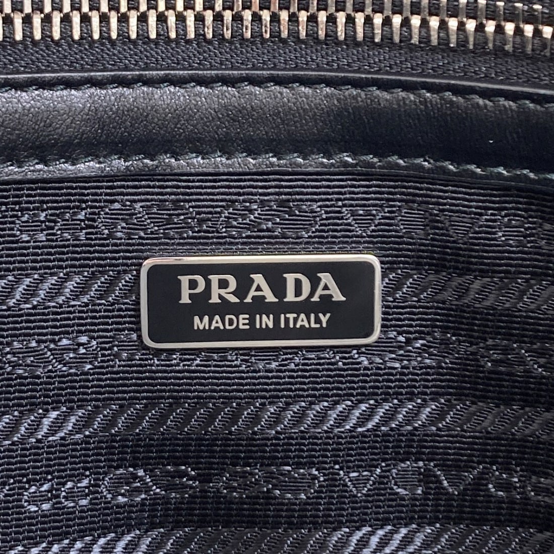 Calf Handbag Prada Logo - 6