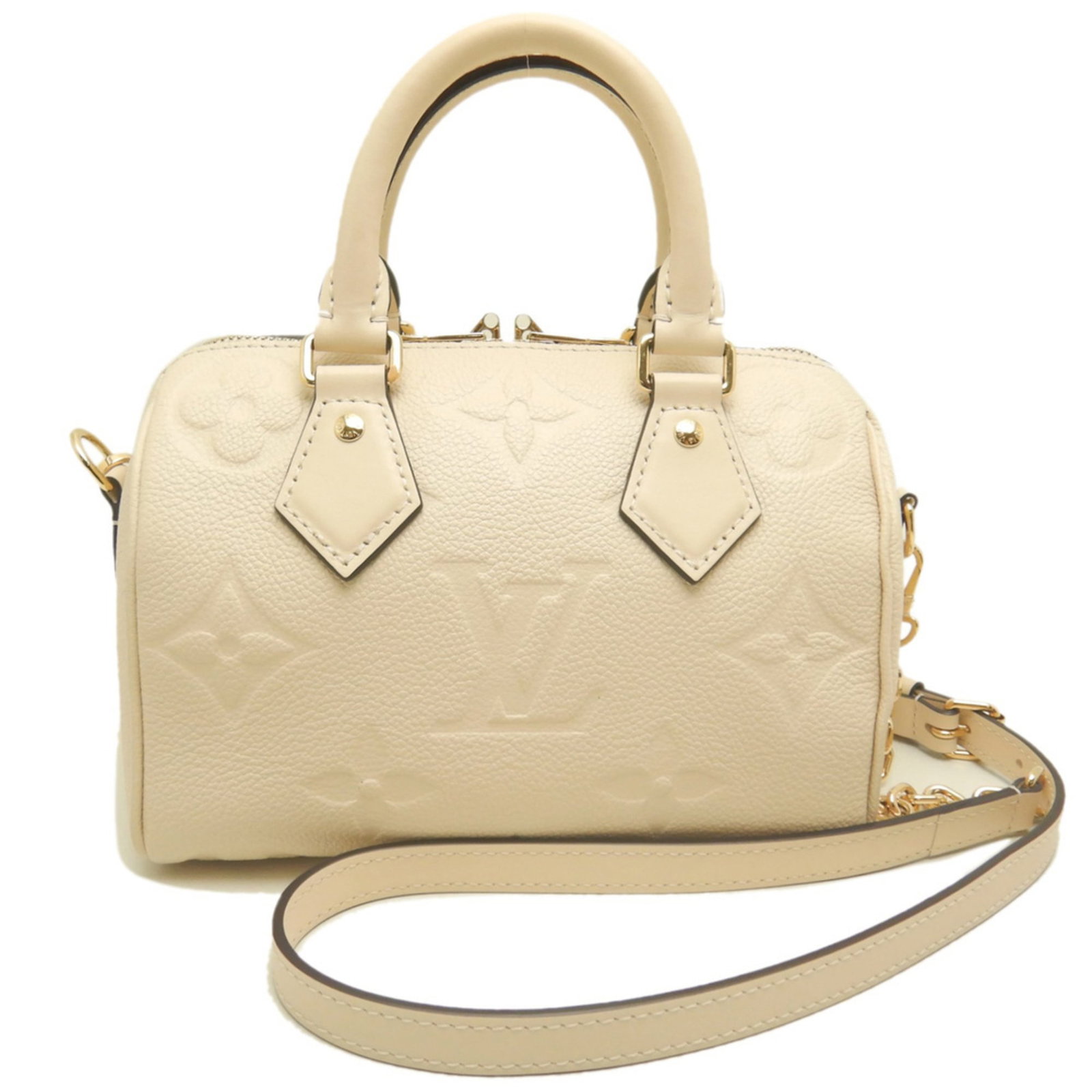 Handbag Louis Vuitton Monogram Empreinte: Handbag Louis Vuitton Monogram Empreinte Monogram Empreinte handbag from Louis Vuitton, featuring the iconic signature pattern and gold hardware, adds a touch of timeless elegance to any outfit. This 