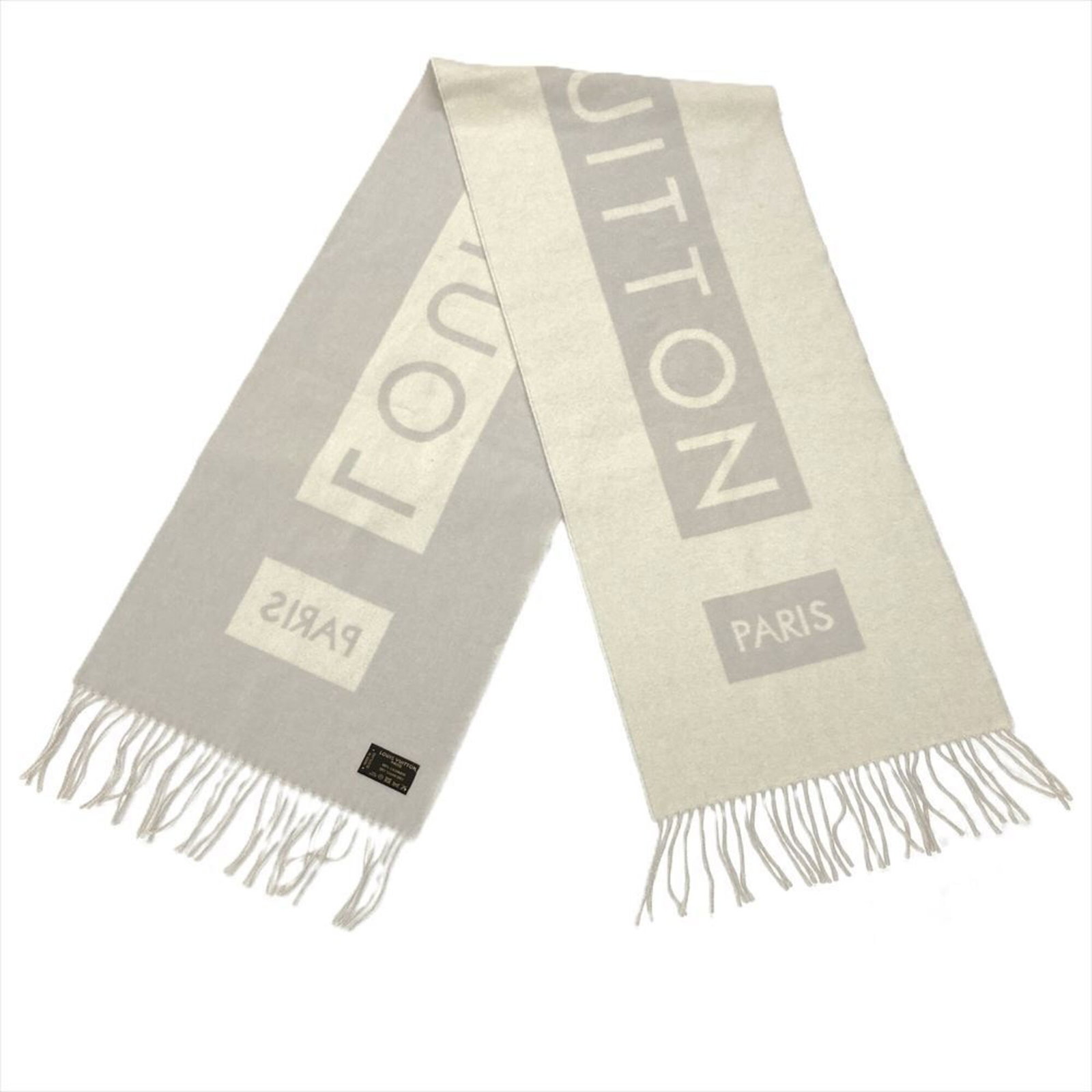 Cashmere Stole Vuitton Louis: Cashmere Stole Vuitton Louis Cashmere Stole Vuitton Louis boasts a luxurious 1.8m x 36cm size, making it a statement piece for any occasion. The item's material, cashmere, and signature Louis Vuitton