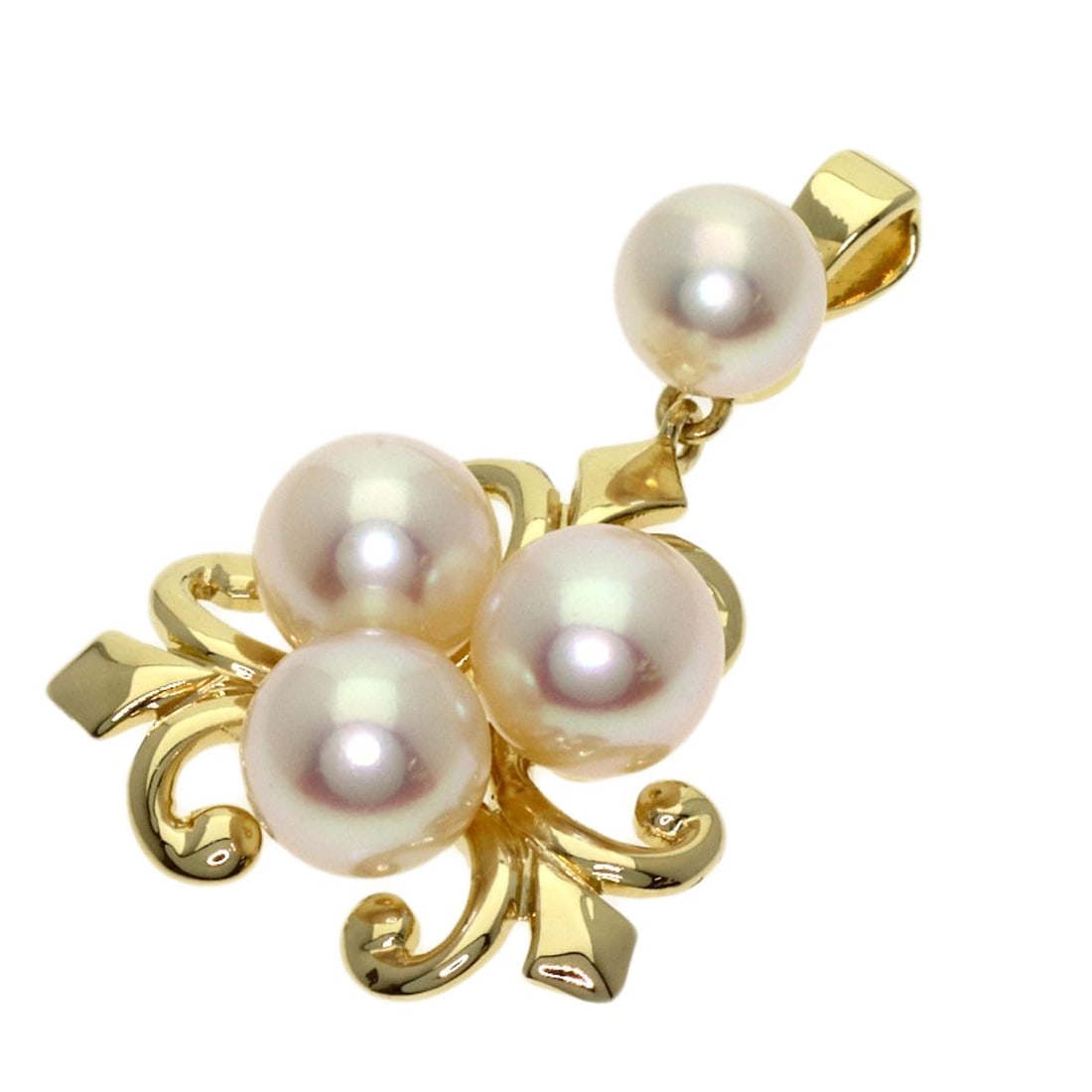K14 Yellow Gold Pearl Pendant Mikimoto Top: K14 Yellow Gold Pearl Pendant Mikimoto Top K14 Yellow Gold Pearl Pendant Mikimoto Top is a stunning piece of jewelry featuring a pearl pendant top set in K14 Yellow Gold. The Mikimoto brand is renowne