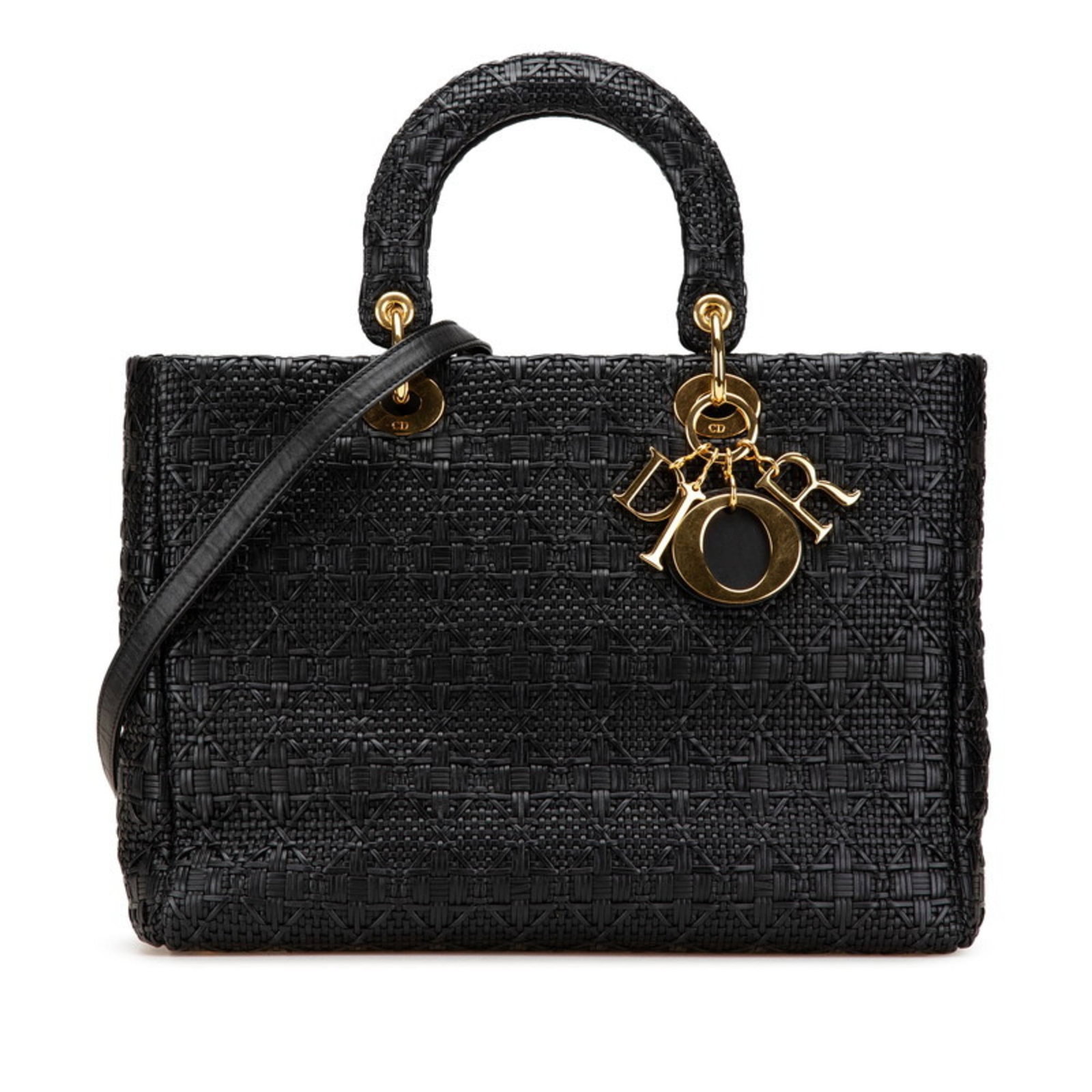 Handbag Christian Dior Leather Shoulder: Handbag Christian Dior Leather Shoulder Christian Dior Leather Shoulder Bag. This black leather shoulder bag features a classic design with a 23cm x 31cm x 12cm size and a dust bag for added