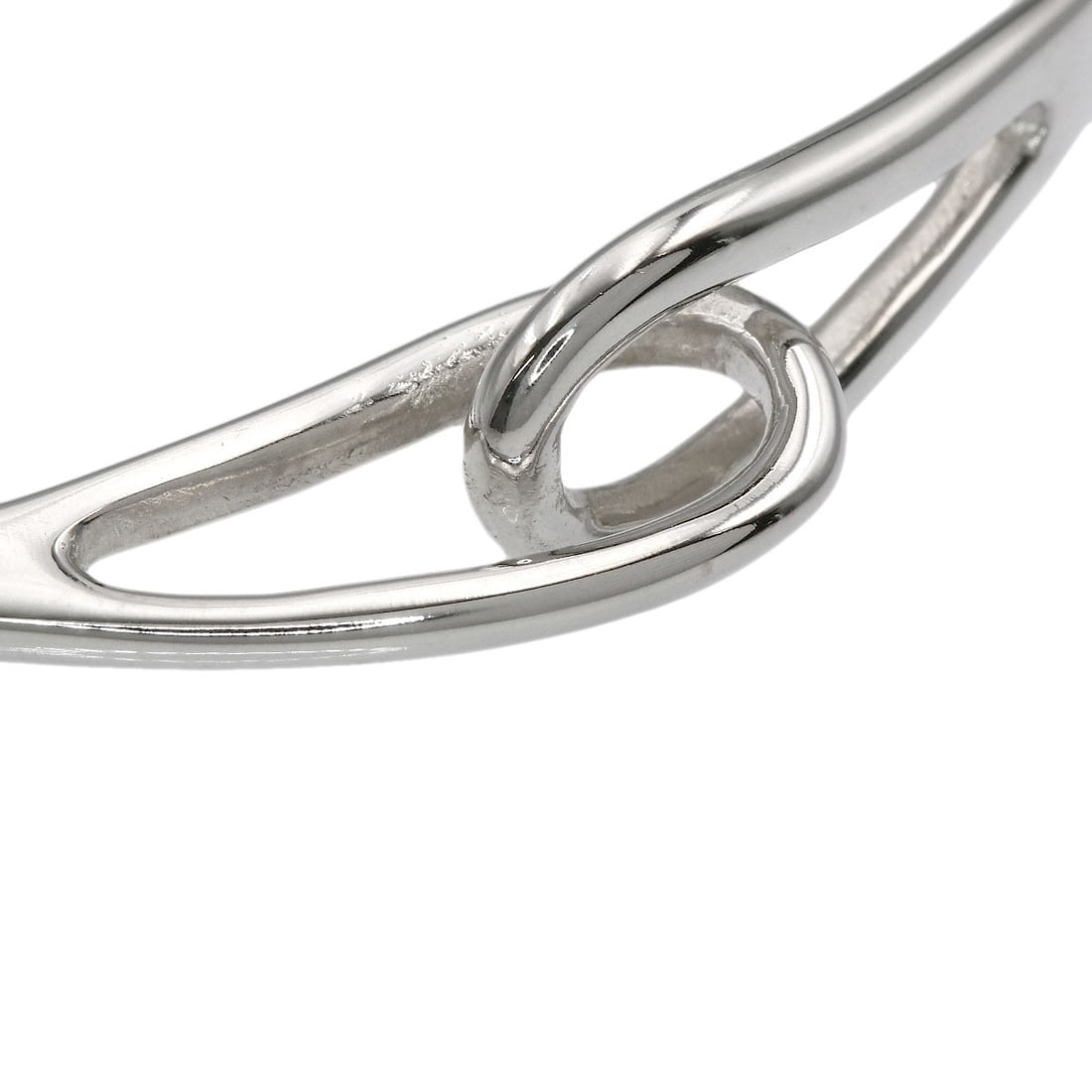 Tiffany Co Double Loop Silver Bracelet - 6