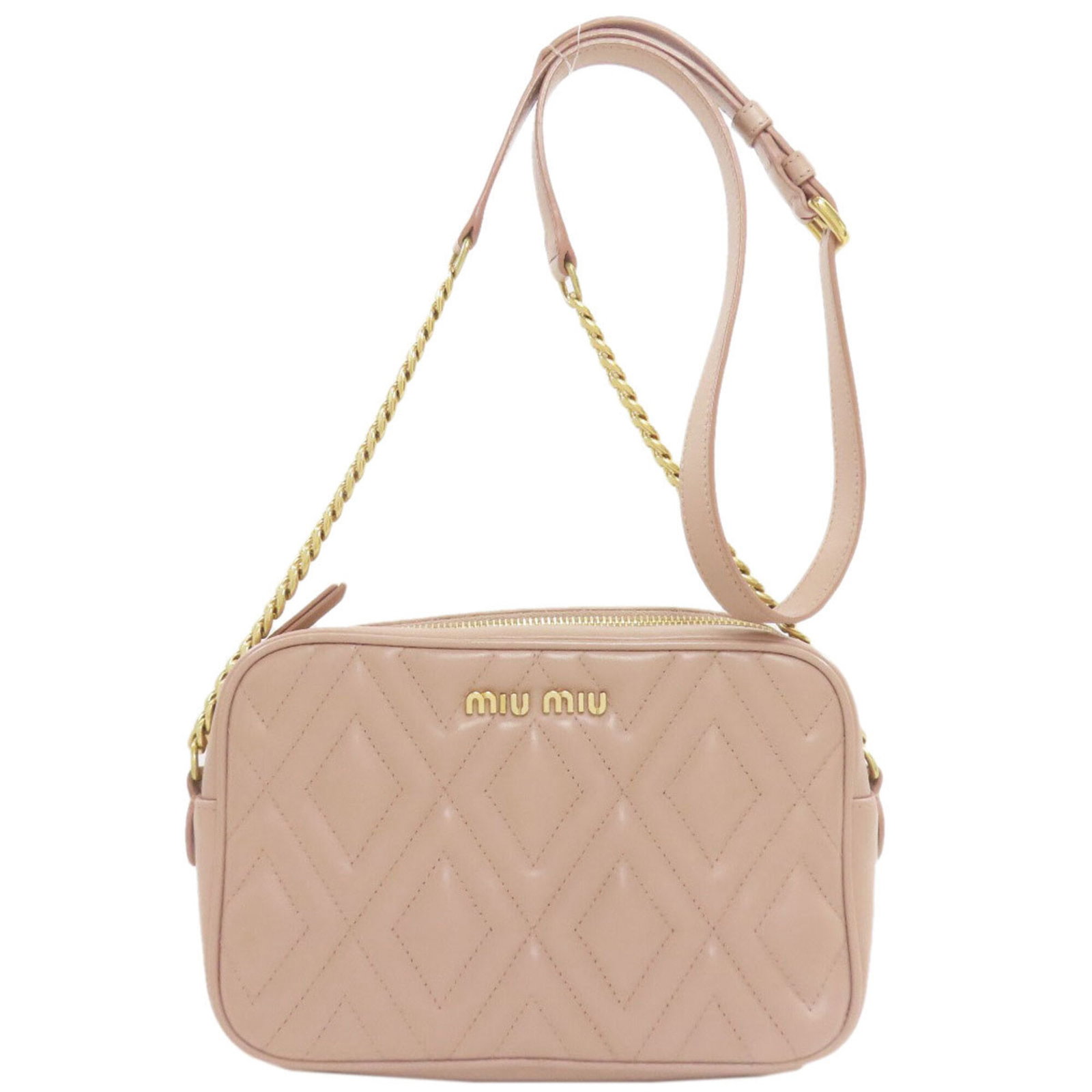 Shoulder Bag Leather: Shoulder Bag Leather Pink Calfskin Leather Shoulder Bag. Made from high-quality leather, this stylish bag features a signature and measures 14cm x 21cm x 7cm. Perfectly sized for everyday use. Item