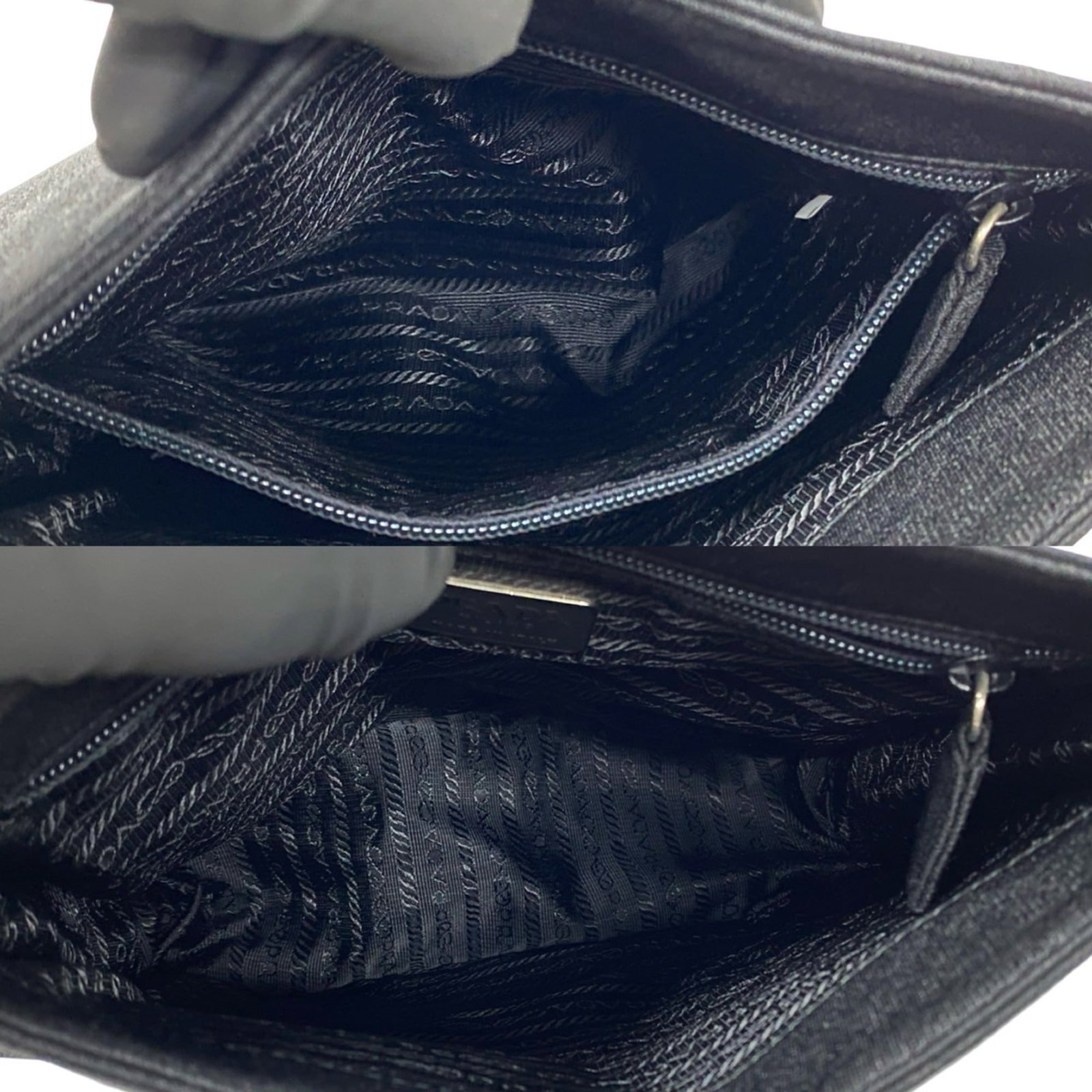 Prada Shoulder Bag Canvas Plastic - 8