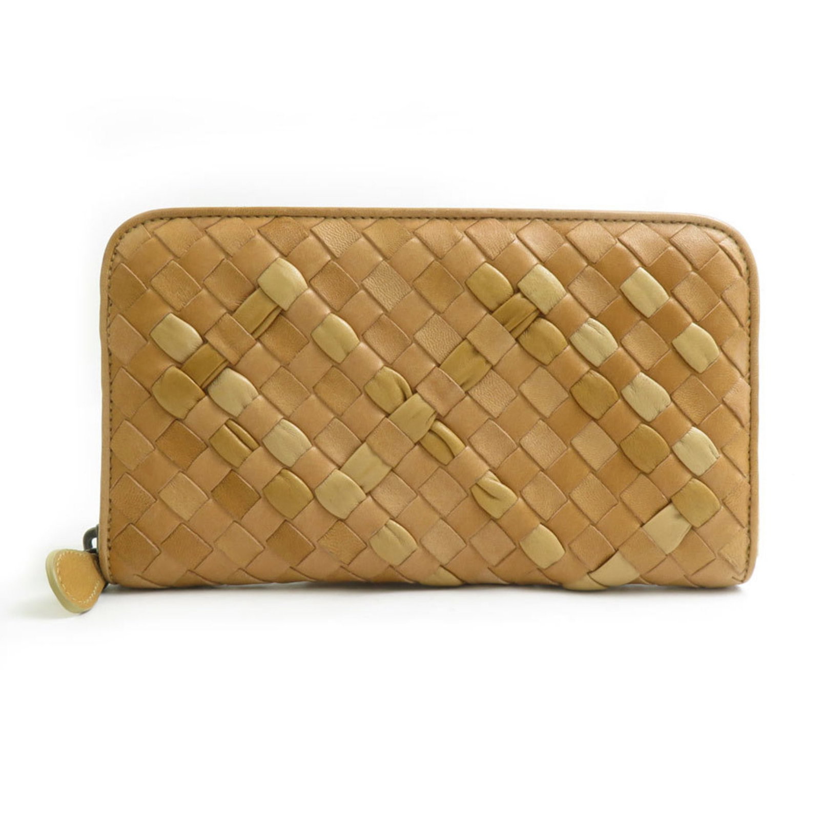 Intrecciato Bi-Fold Wallet Bottega Veneta: Intrecciato Bi-Fold Wallet Bottega Veneta Intrecciato Bi-Fold Wallet Bottega Veneta features a classic design with a signature Intrecciato weave, a signature material of the brand. The light brown
