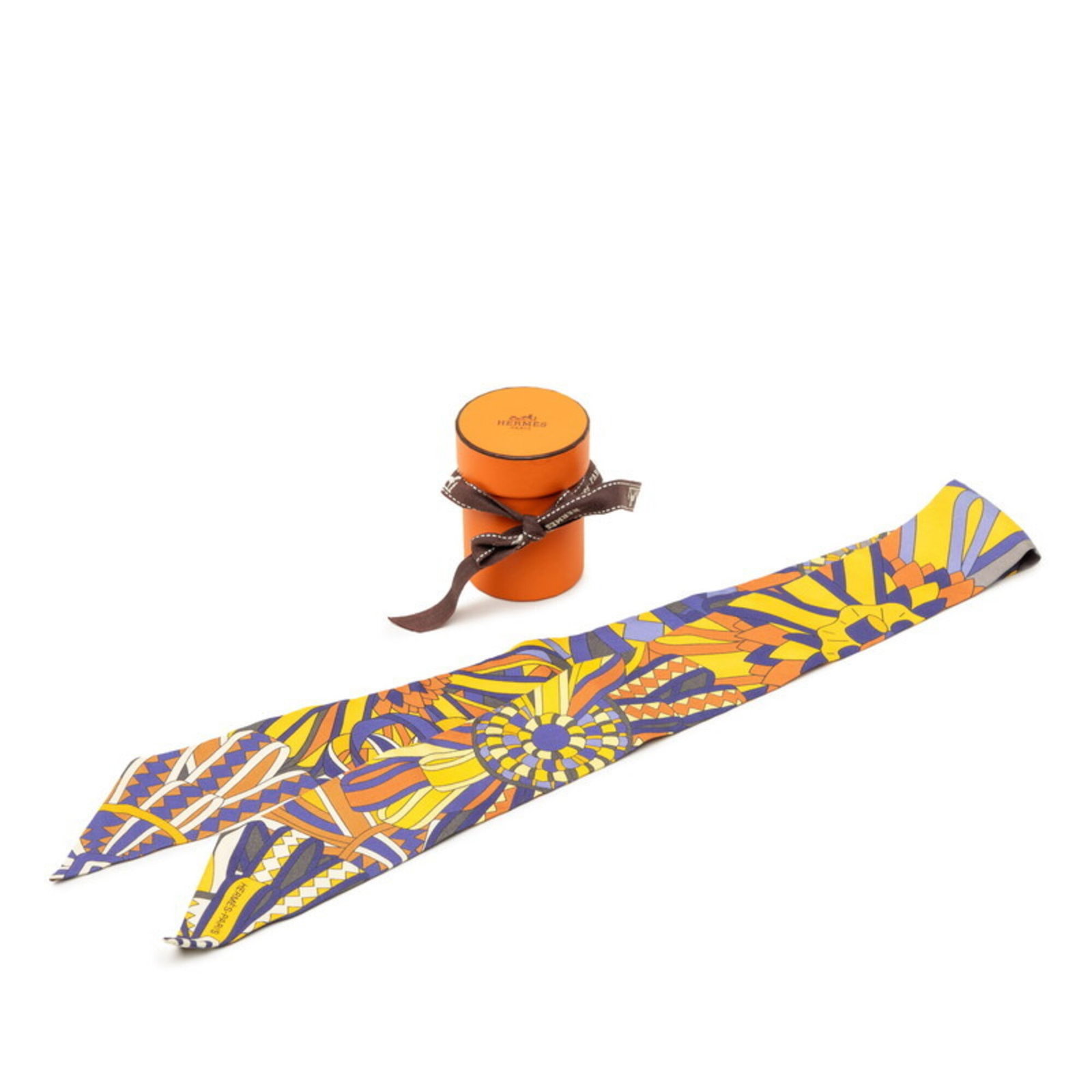 Silk Hermes Scarf - 5