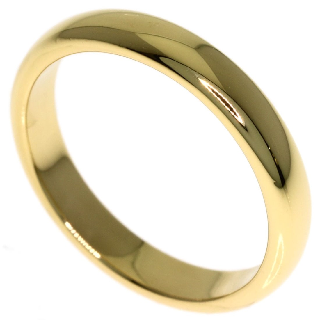 Yellow Gold Tiffany K18 Ring Wedding: Yellow Gold Tiffany K18 Ring Wedding K18 Yellow Gold Tiffany Ring is a stunning piece of jewelry featuring a 4.25 US ring size, made from 18k gold metal with a gold exterior color. This Tiffany&Co. ri