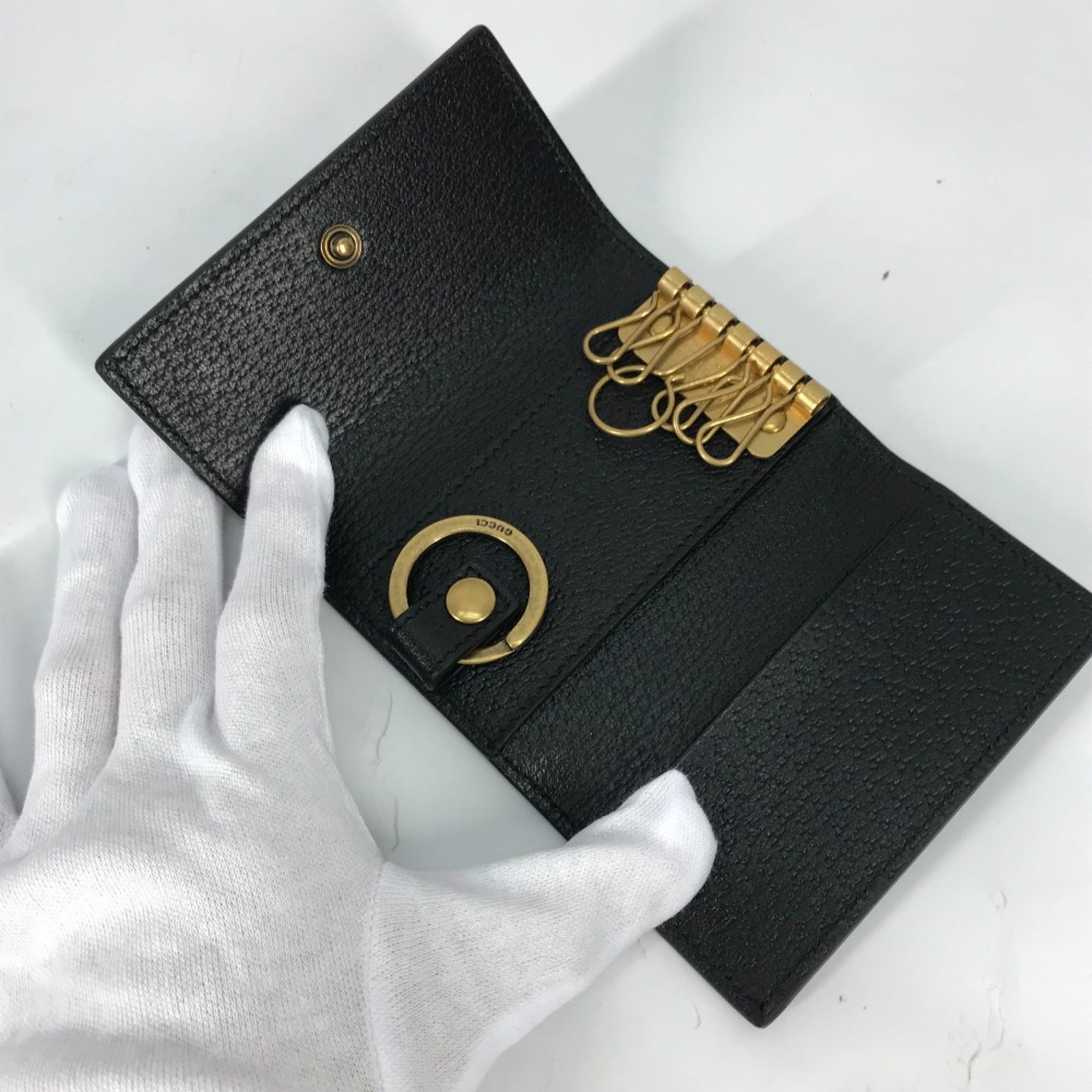Keycase Leather Gucci - 7