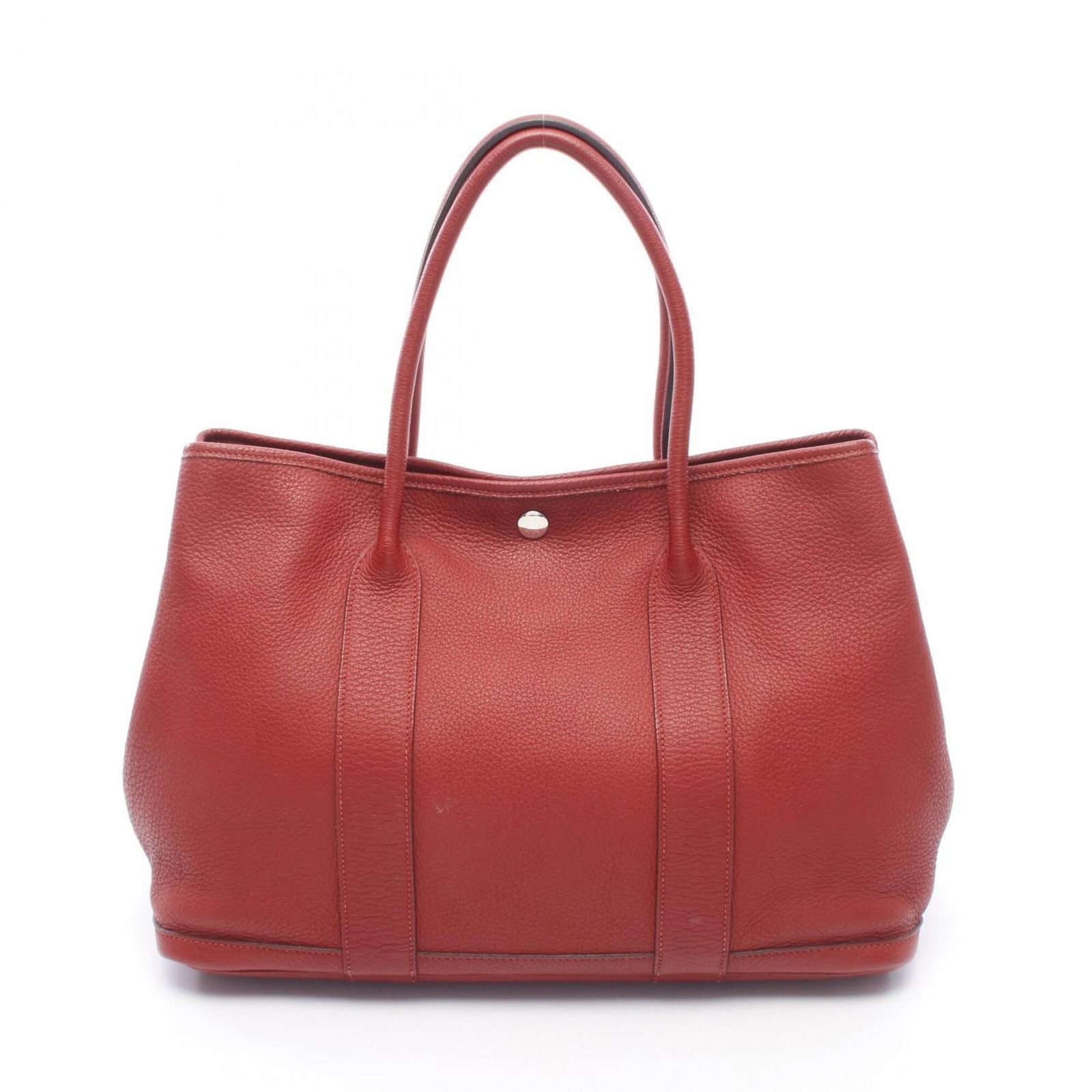 Hermes Handbag Tote Bag Negonda Leather: Hermes Handbag Tote Bag Negonda Leather Red Negonda leather tote bag from Hermes, measuring 25cm x 36cm x 17cm. This stylish bag features the iconic Negonda leather, a signature material of the
