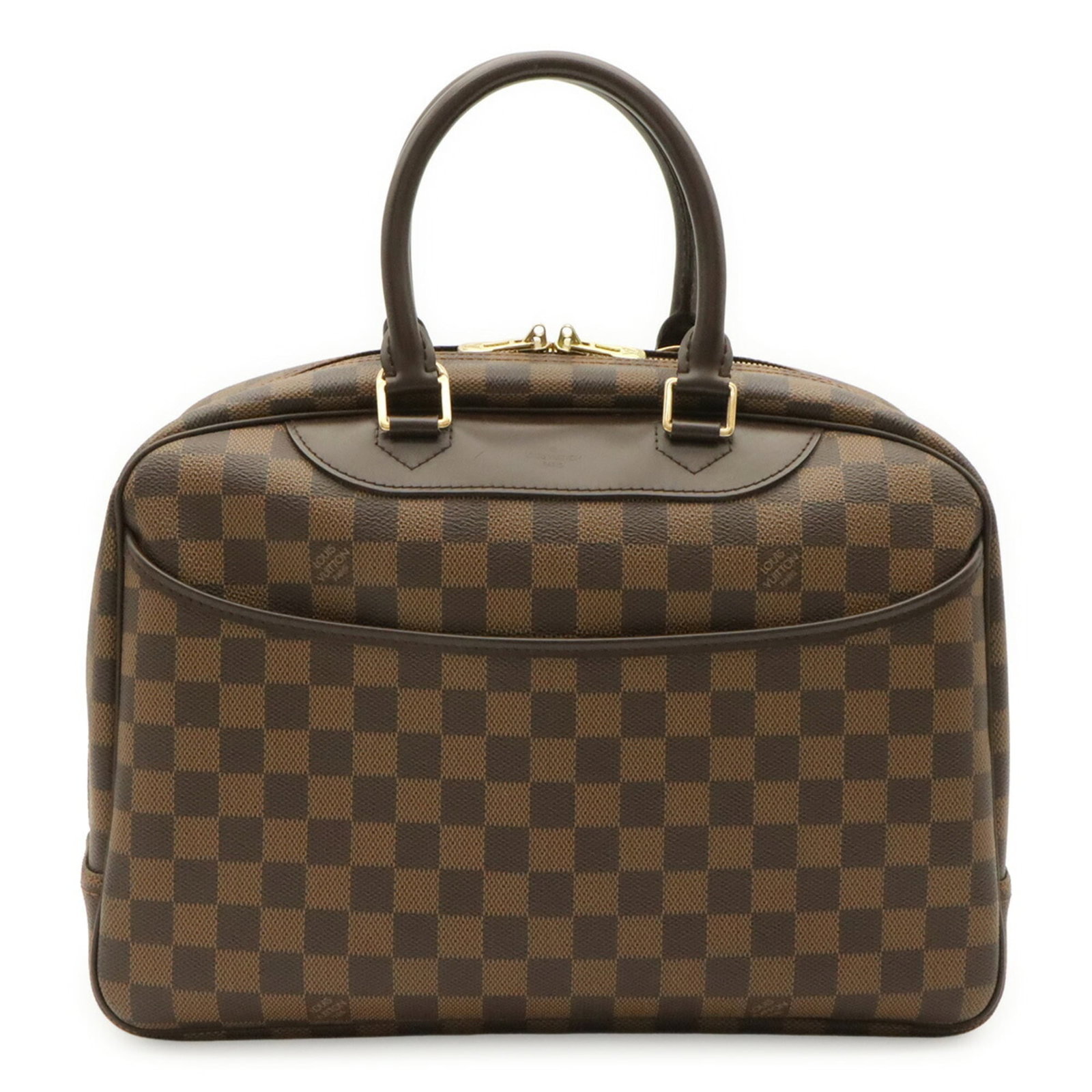 Louis Vuitton Handbag Pvc: Louis Vuitton Handbag Pvc The Louis Vuitton Handbag Pvc is a stylish and durable accessory made from high-quality PVC material. Measuring 26cm x 35cm x 14cm, this brown, Damier Canvas handbag